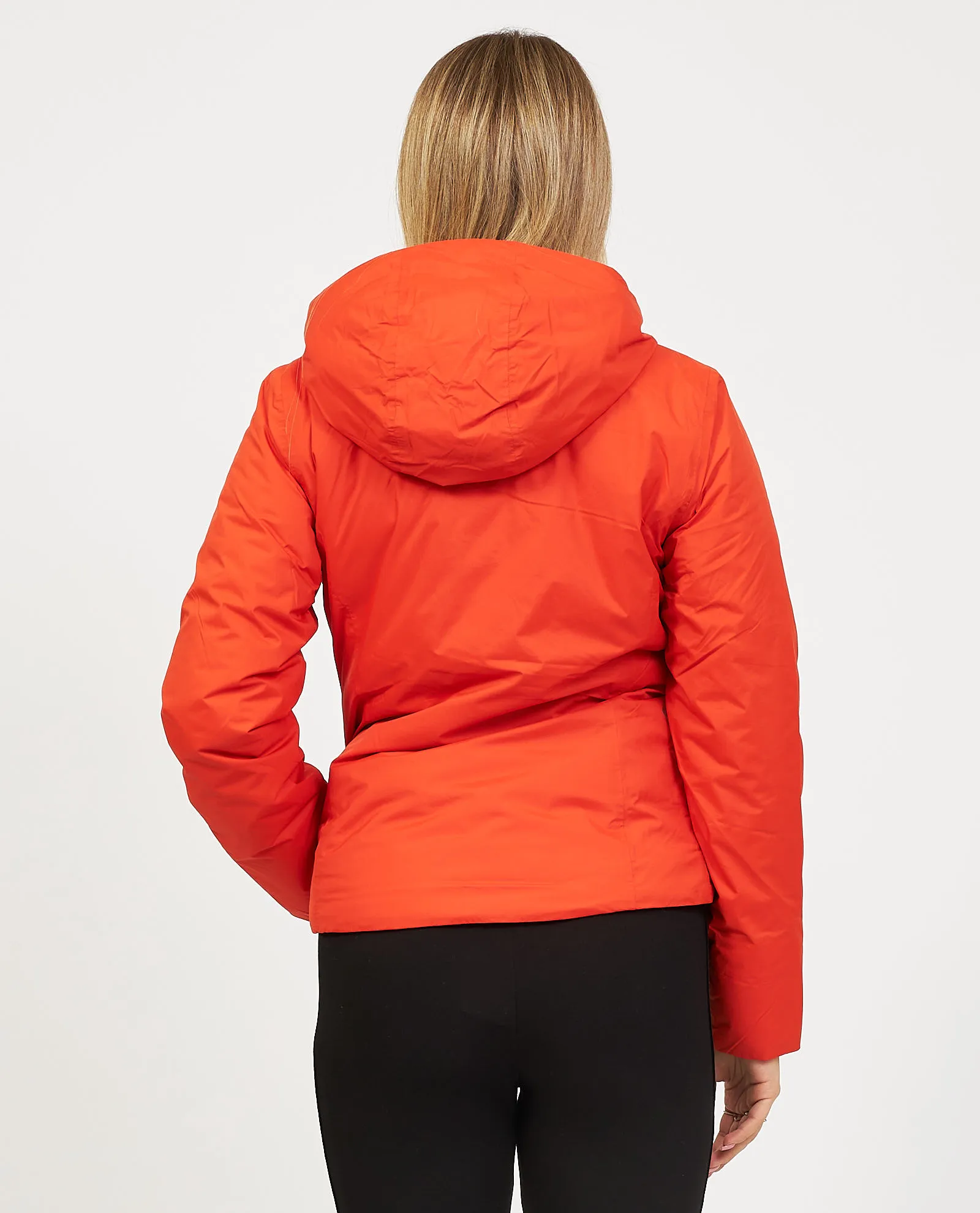 Giacca corta Lily ripstop K-way impermeabile con cappuccio