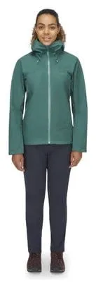 Giacca impermeabile Rab Namche Gore-Tex Donna Verde