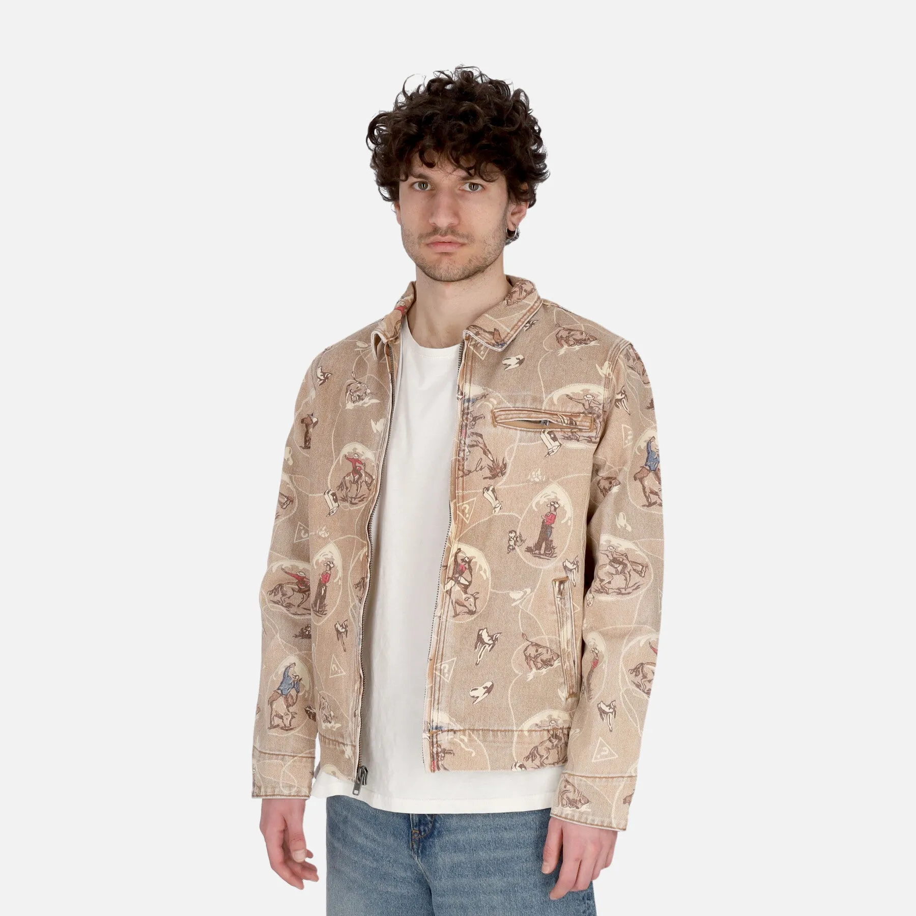 Giacca Workwear Uomo Go Printed Work Jacket Go Printed Cowboy Ta