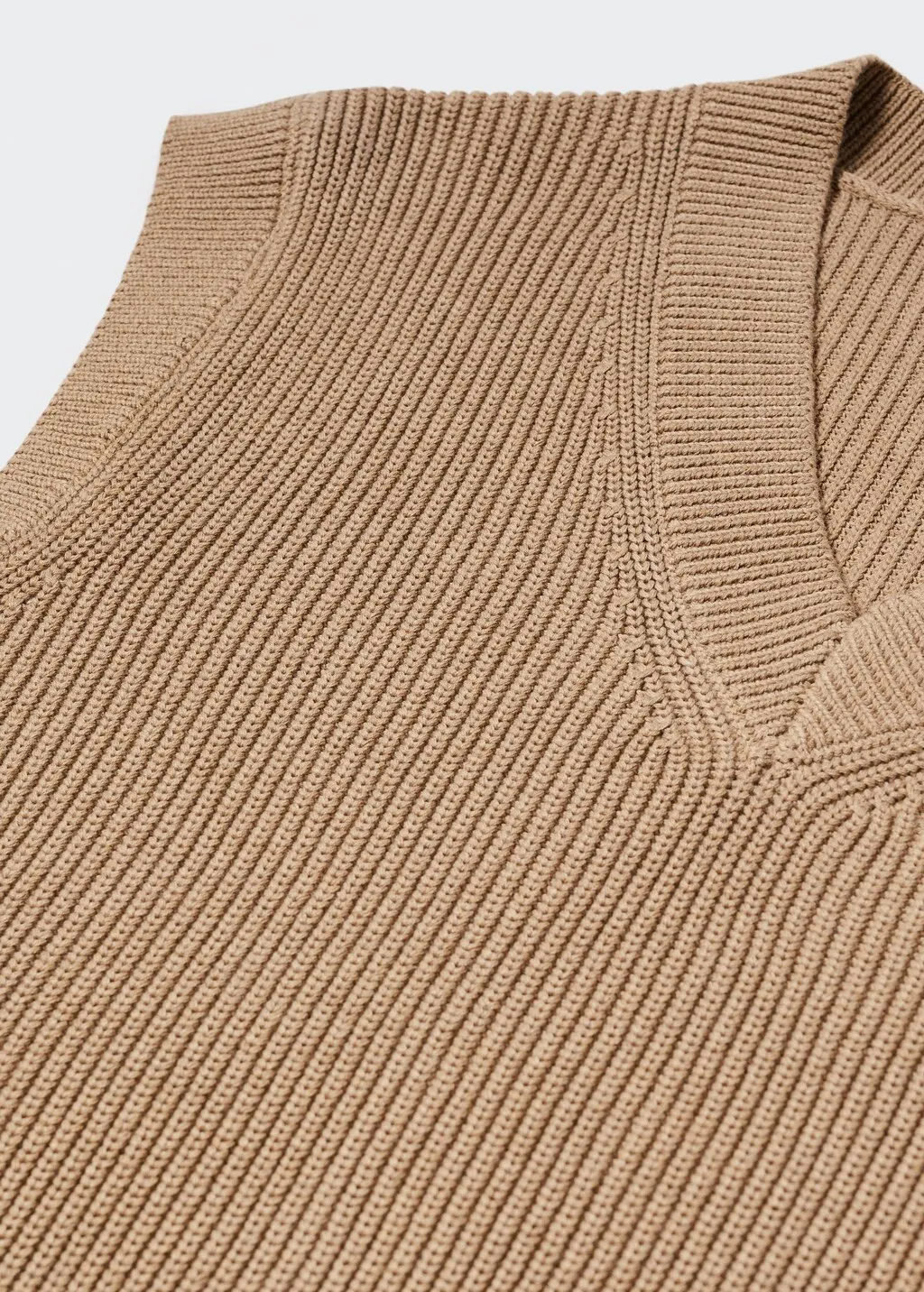 Gilet maglia collo a V