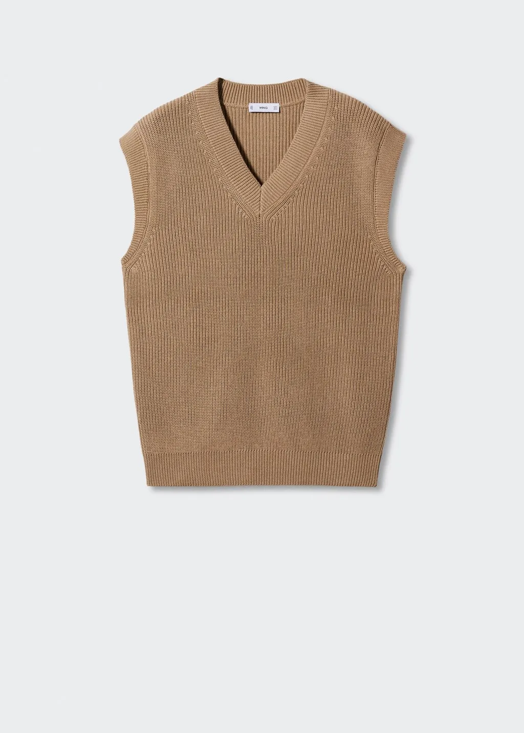 Gilet maglia collo a V
