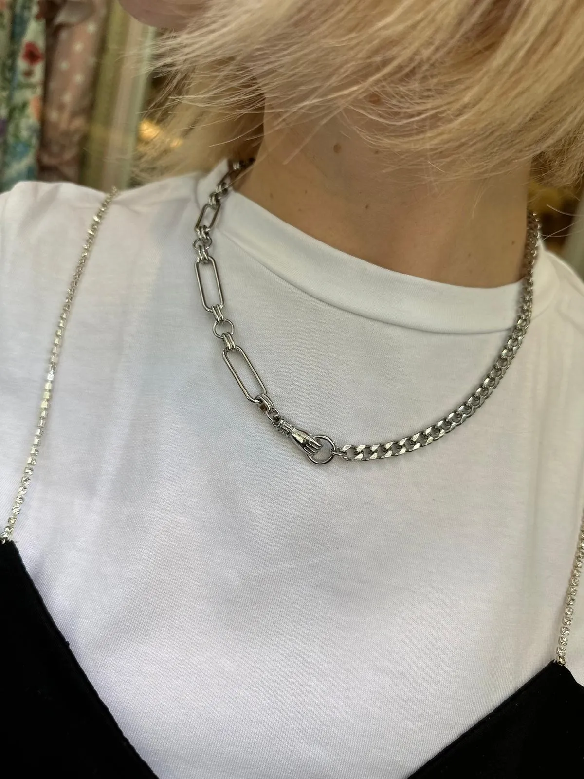 Girocollo Main Argento