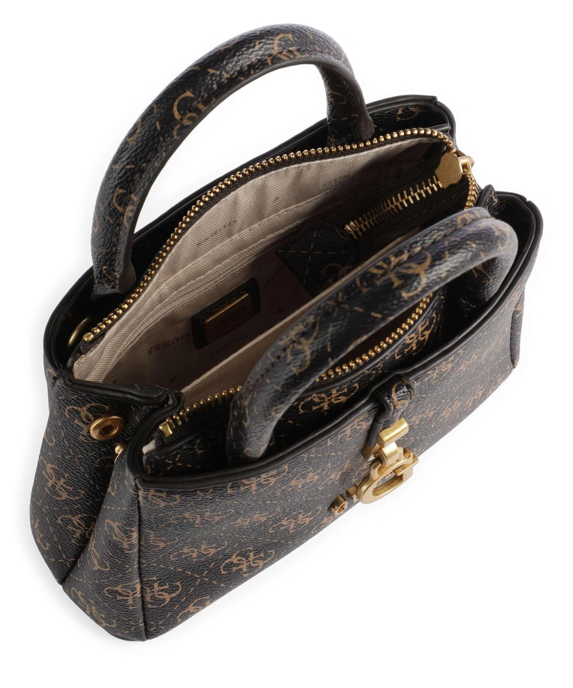  Guess G James Borsa a tracolla pelle sintetica marrone scuro  