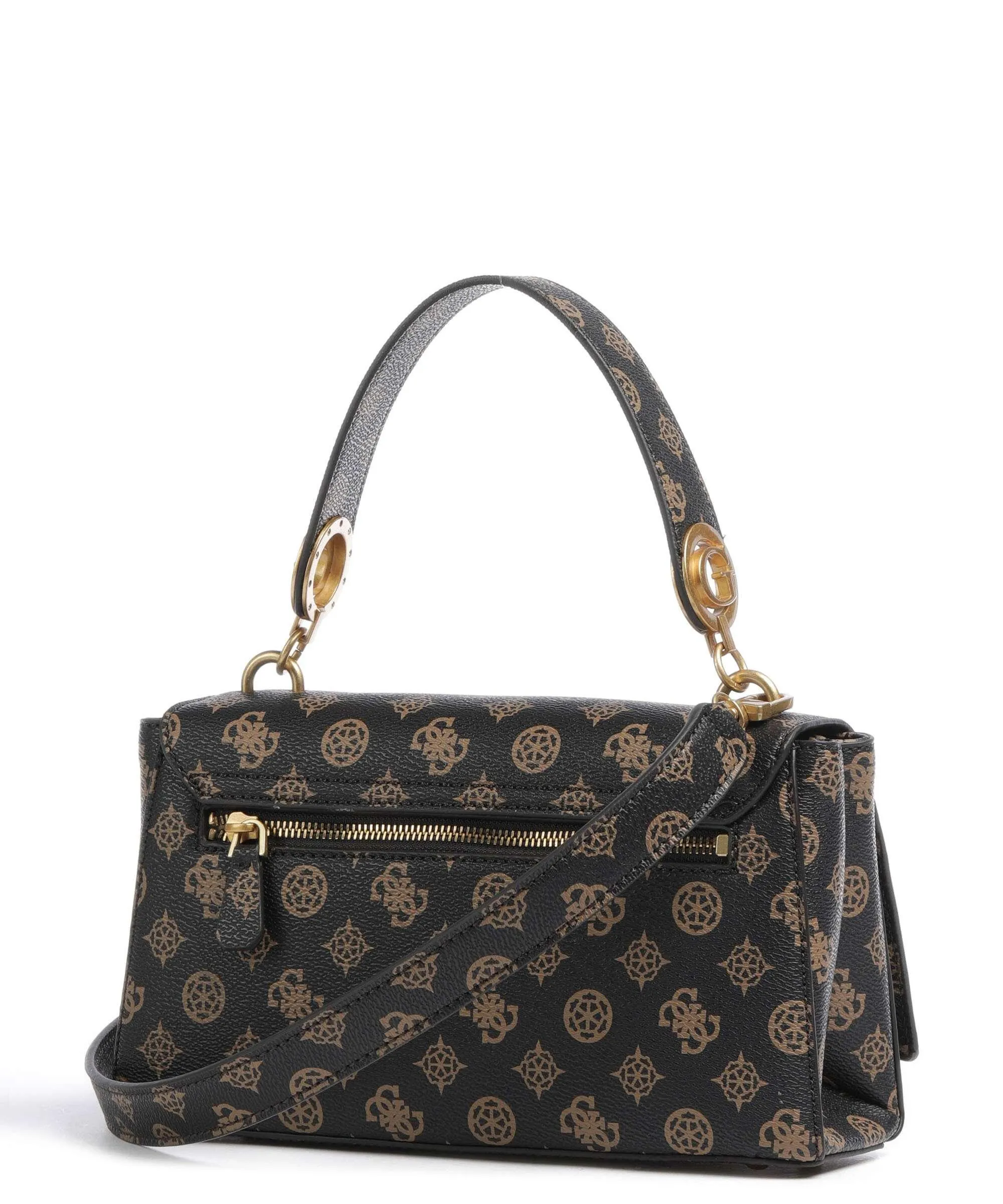  Guess Masie Borsa a spalla pelle sintetica marrone scuro  