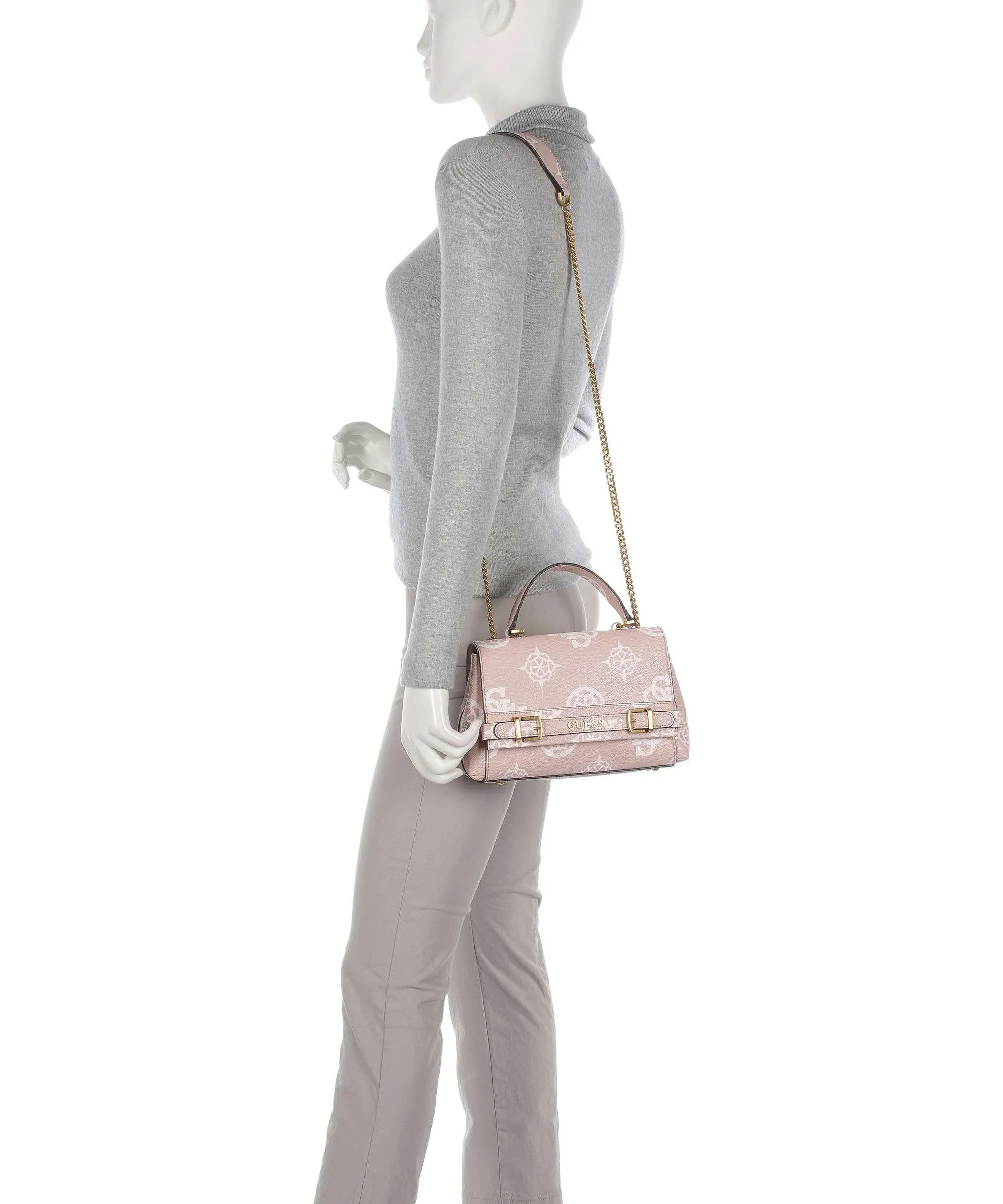  Guess Sestri Borsa a spalla pelle sintetica rosa antico  