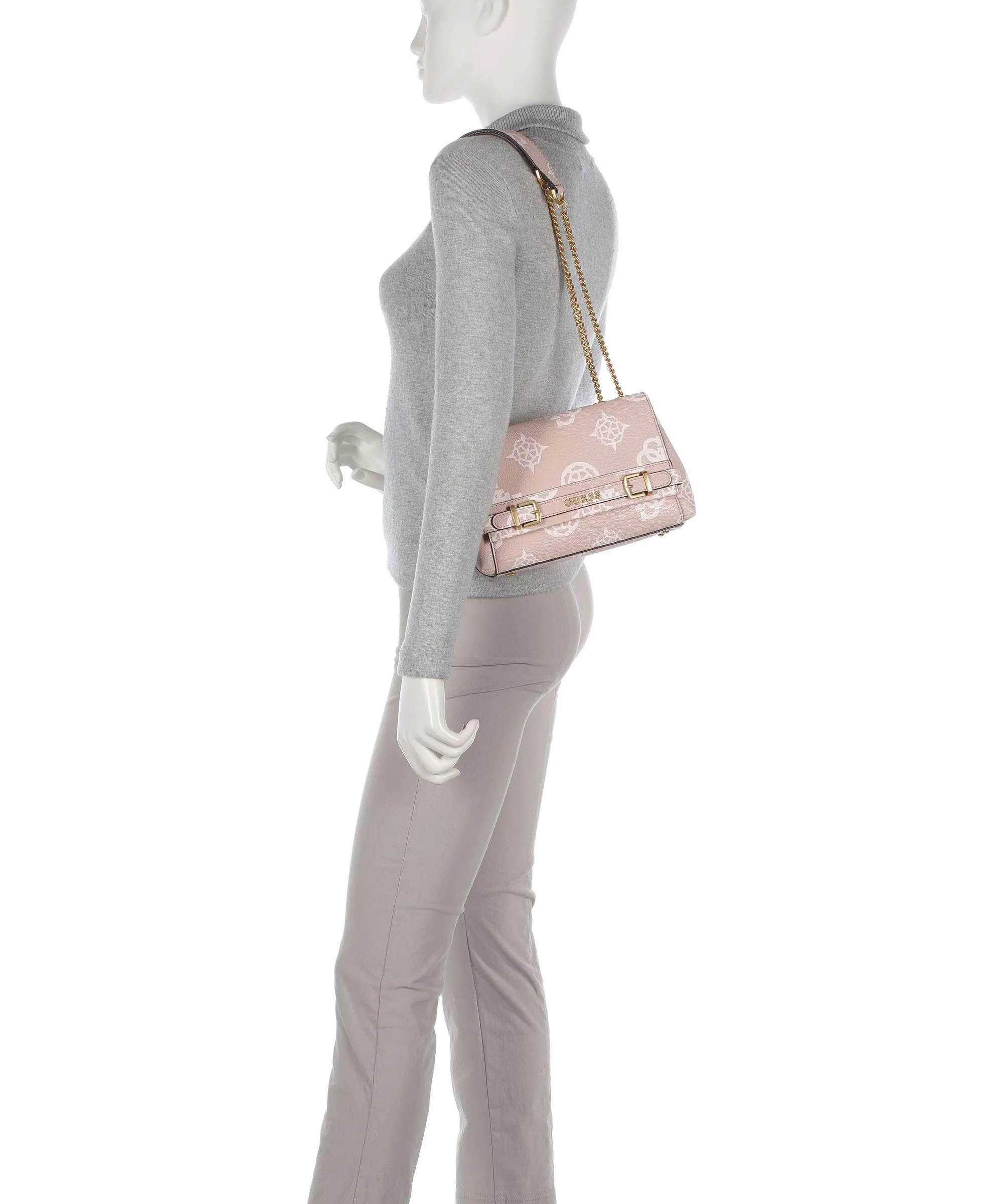  Guess Sestri Borsa a spalla pelle sintetica rosa antico  
