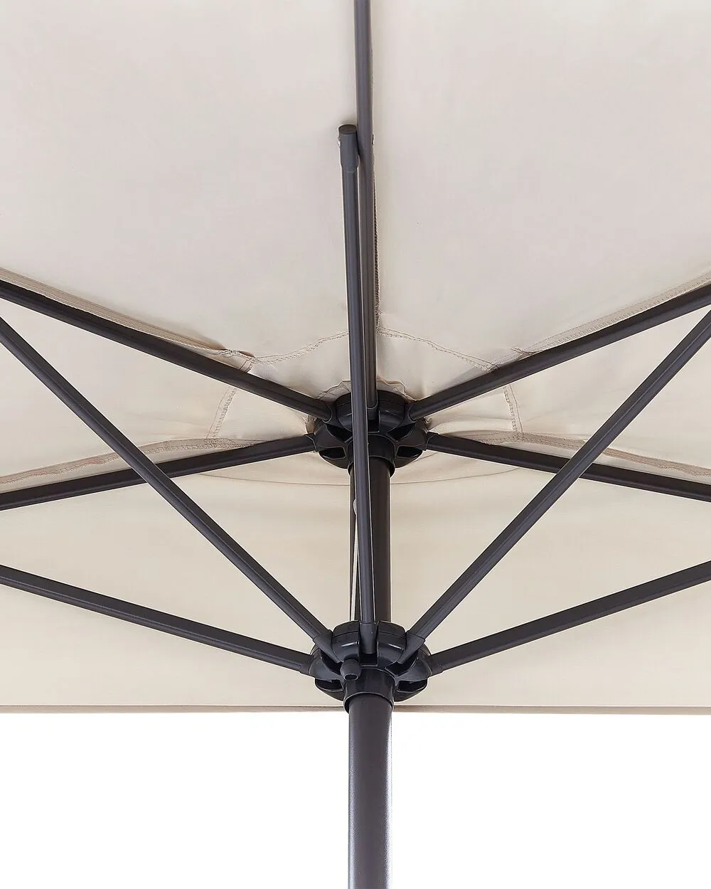 Half-Round Garden Parasol 2.7m Beige GALATI