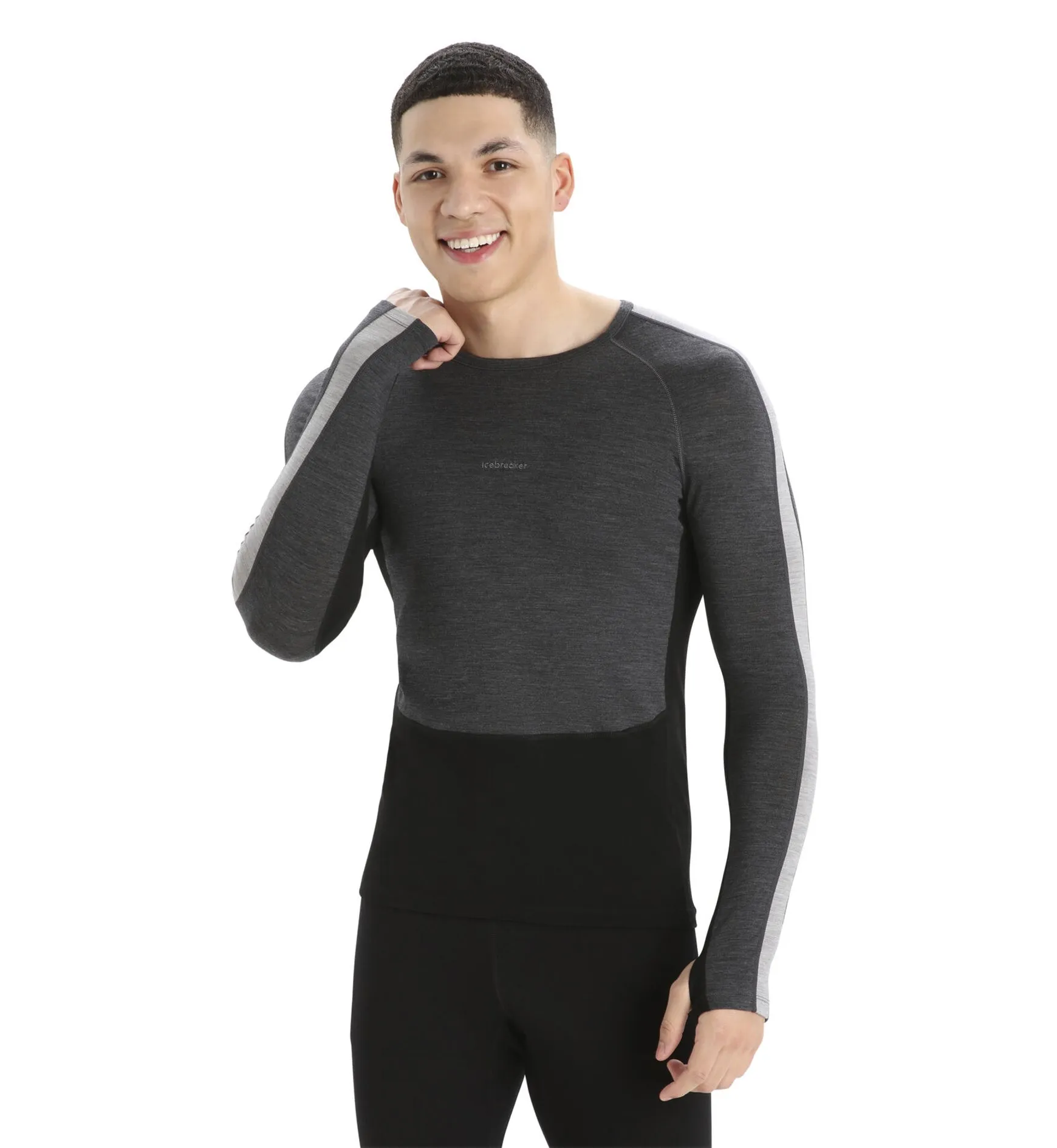 Icebreaker 200 ZoneKnit Merino - maglietta tecnica manica lunga - uomo