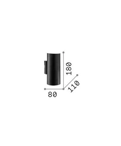 IDEAL-LUX Look AP2 Lampada da Parete LED 5 Colori