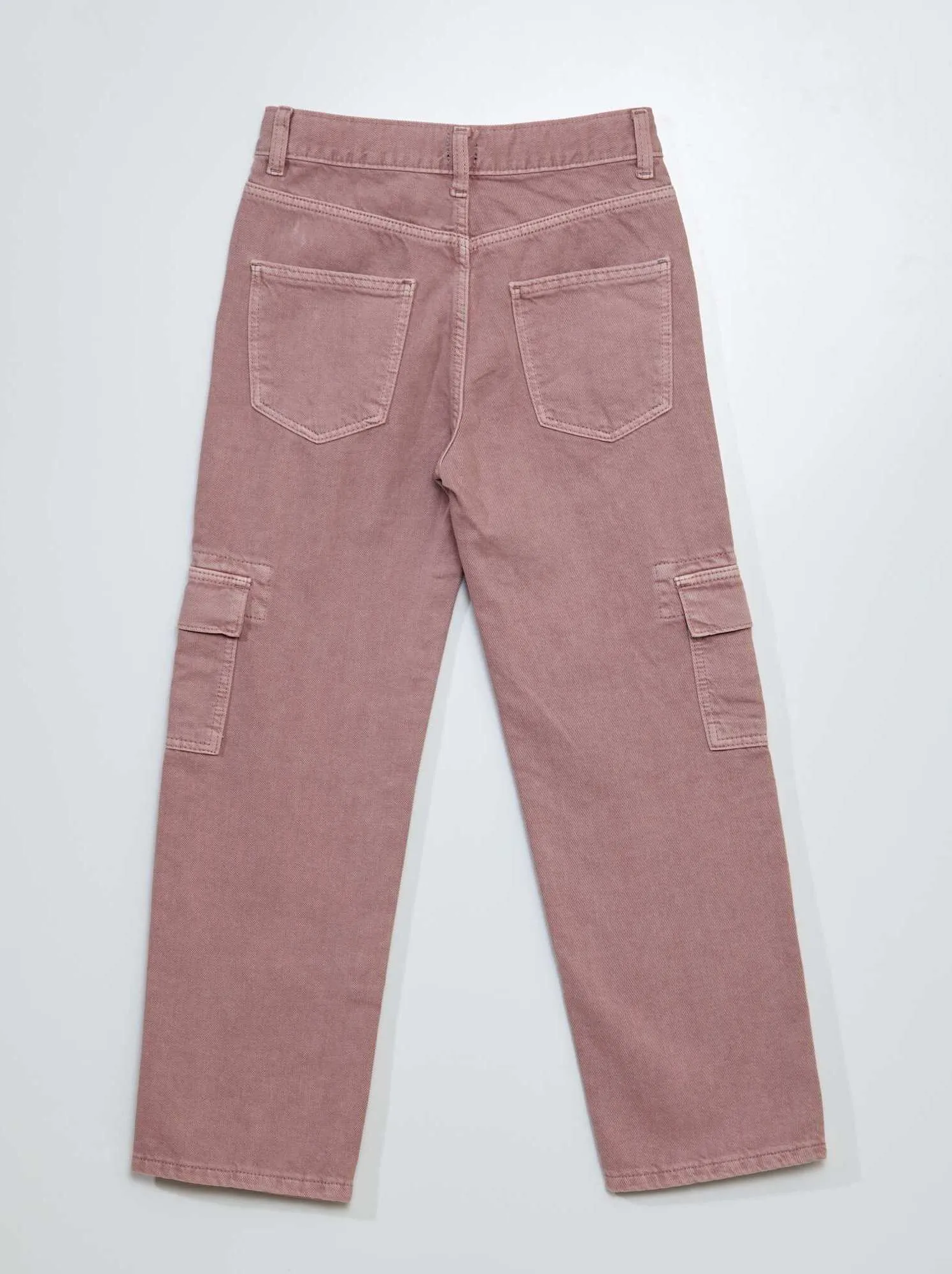 Jeans larghi con tasche laterali - VIOLA