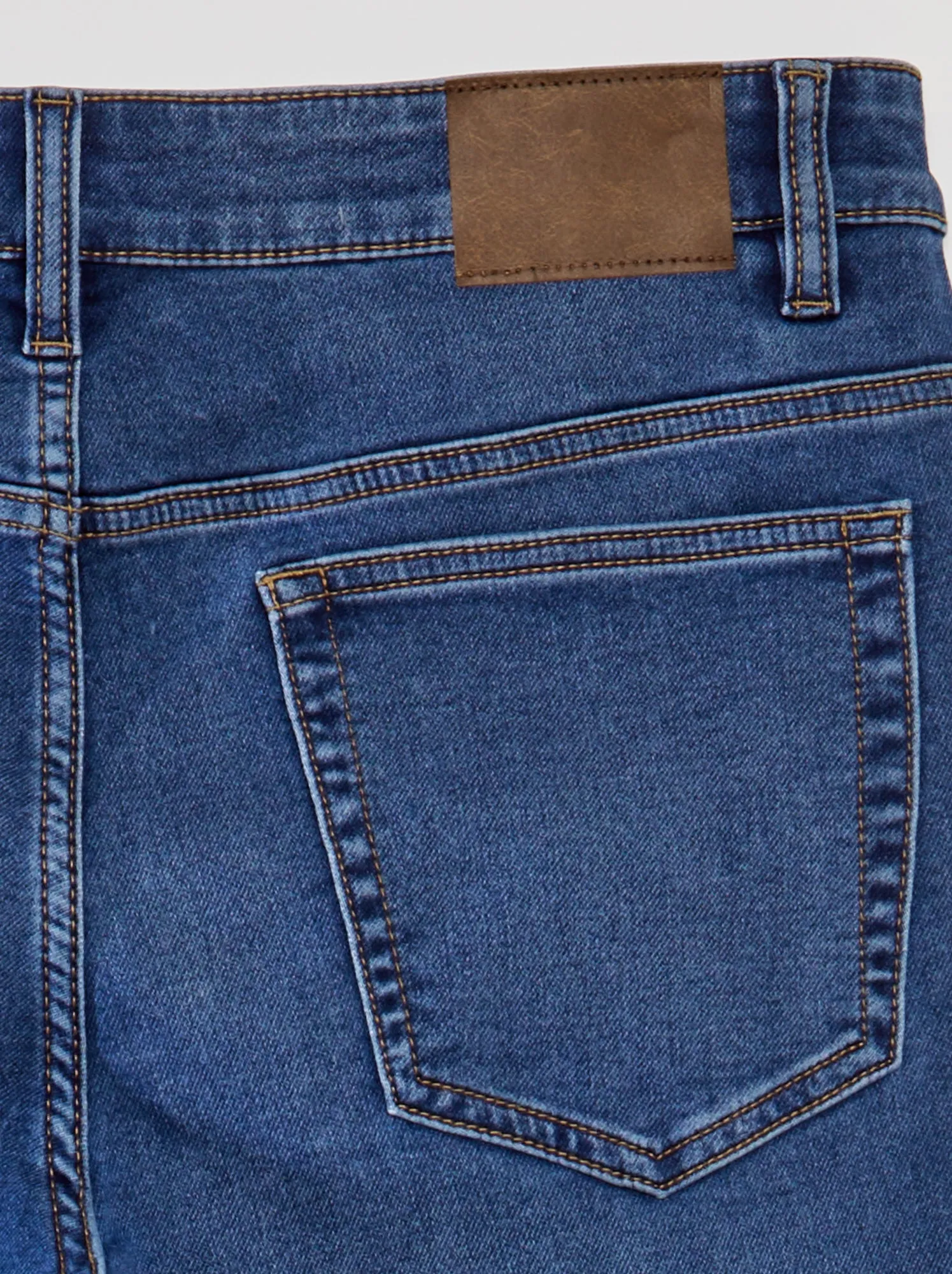 Jeans slim stretch - L32 - BLU