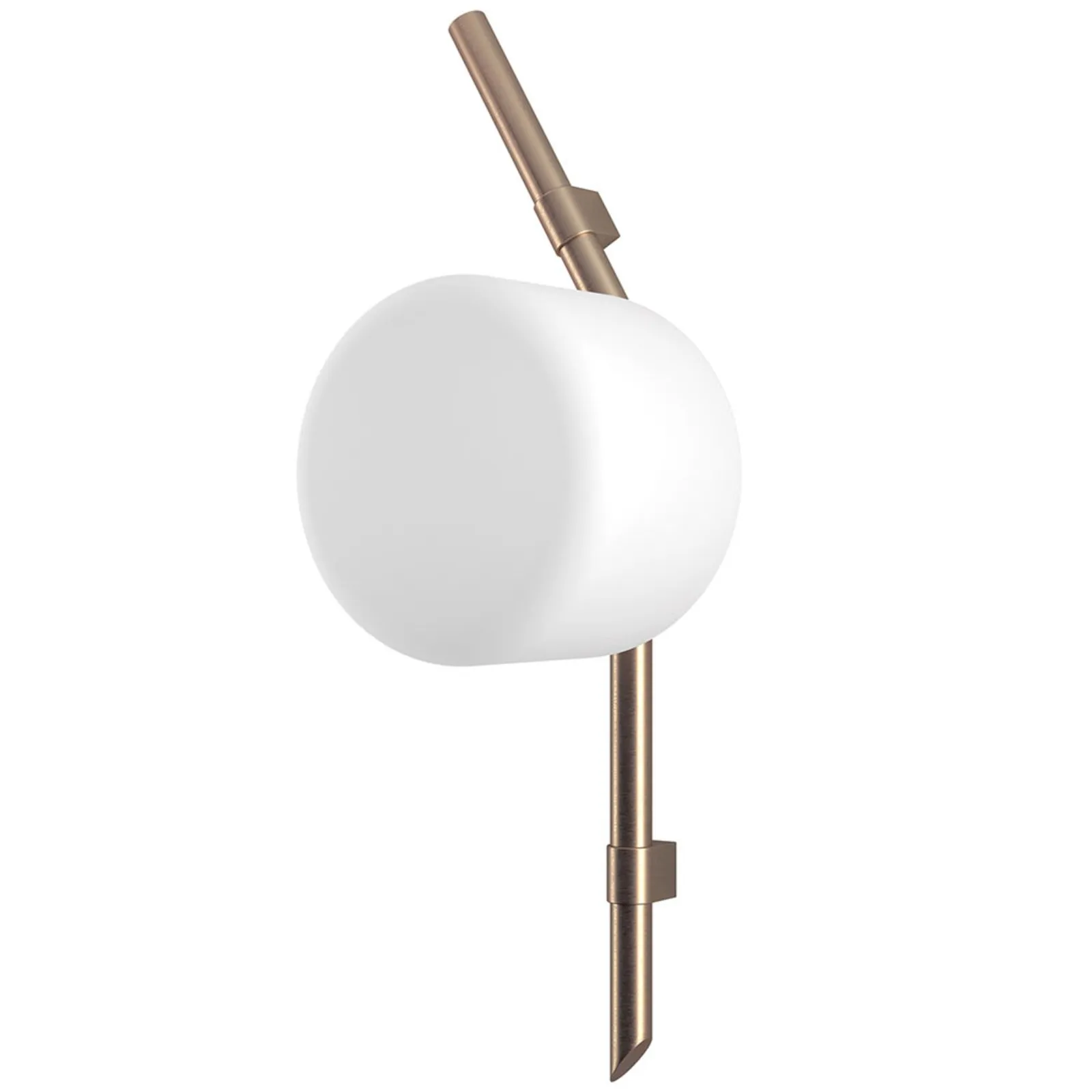 kdln applique Floed, altezza 77 cm, color bronzo