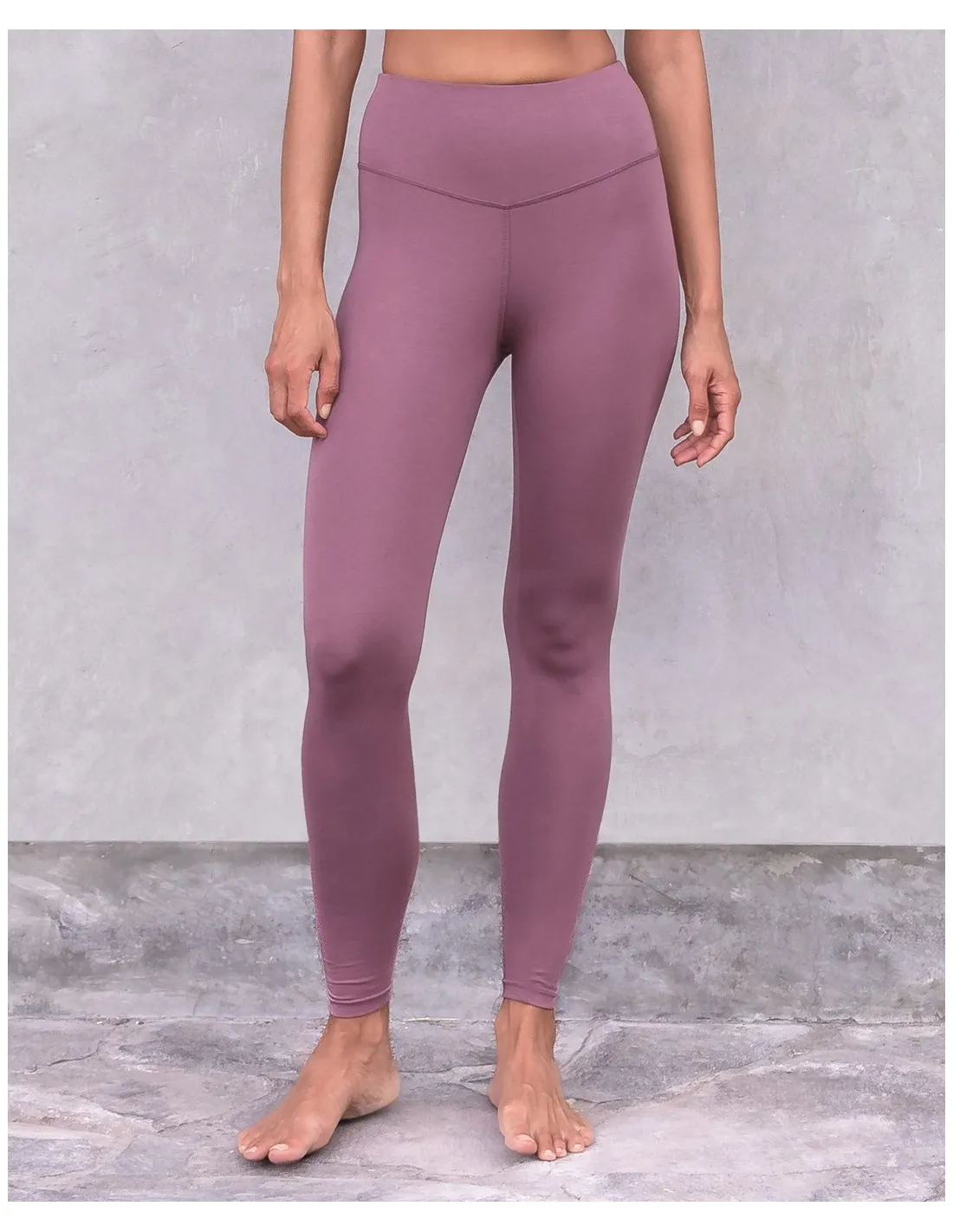 LEGGINGS BASIC YOGA IN COTONE BIOLOGICO "ANNA"