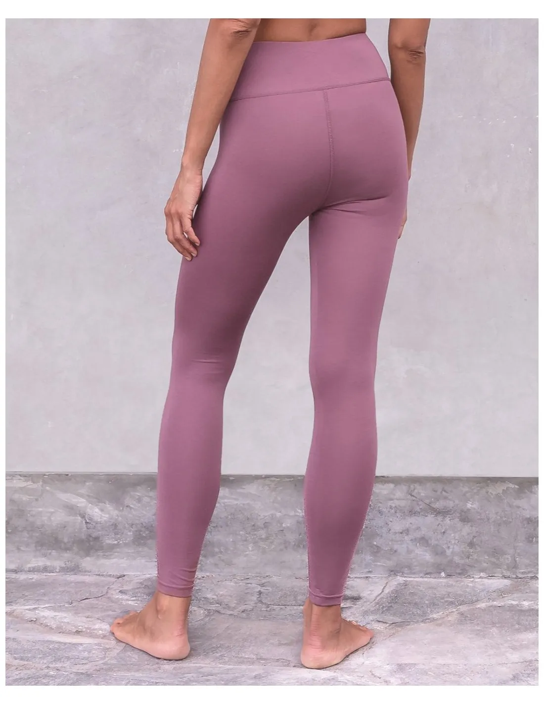 LEGGINGS BASIC YOGA IN COTONE BIOLOGICO "ANNA"