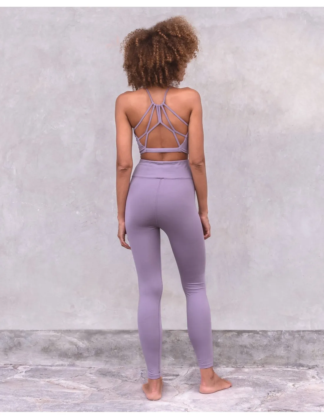 LEGGINGS BASIC YOGA IN COTONE BIOLOGICO "ANNA"