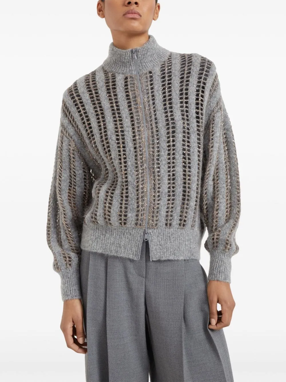 Long Sleeve Full-Zip Cardigan