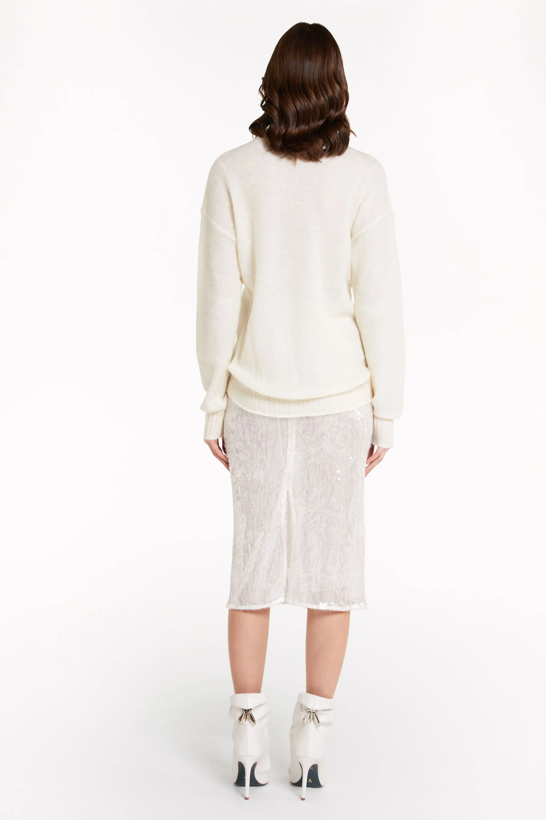 Maglia con collo a cratere