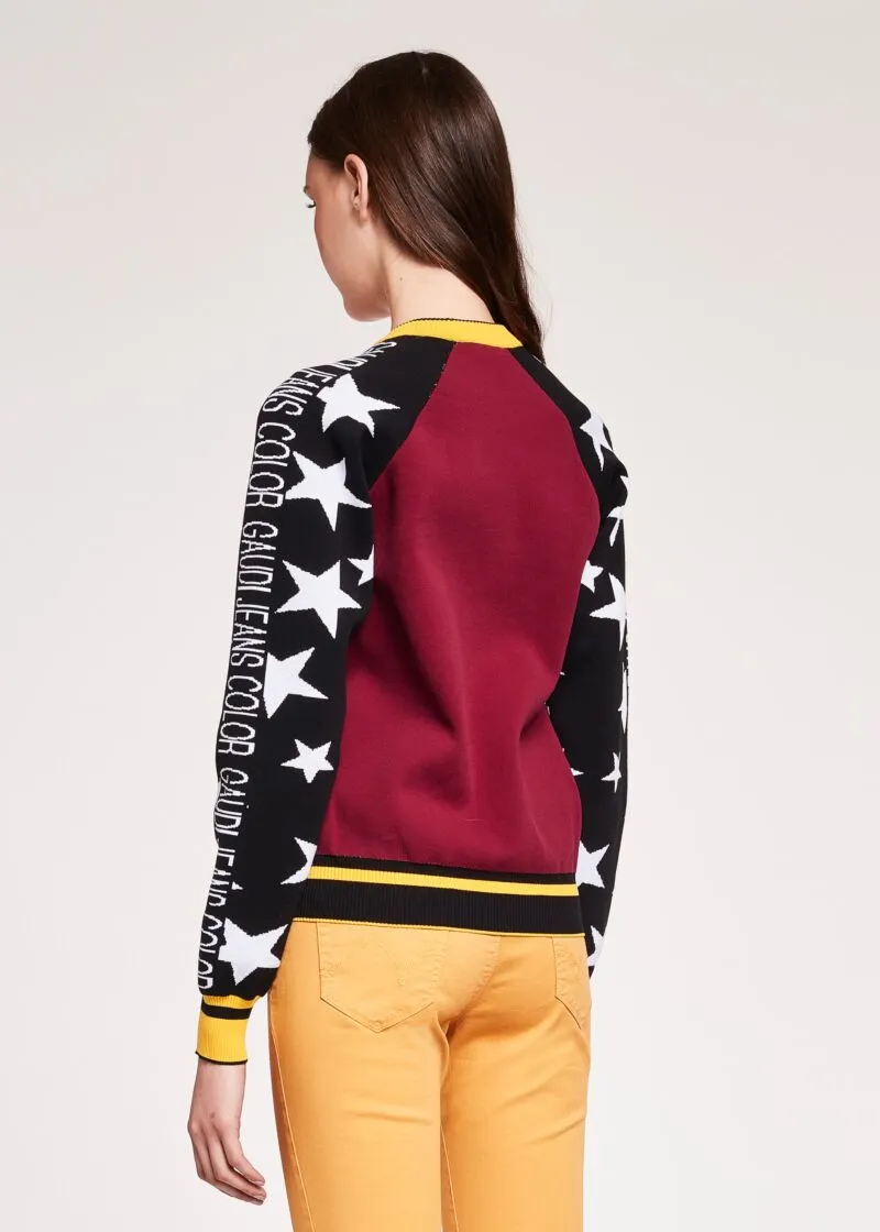 Maglia con maniche raglan