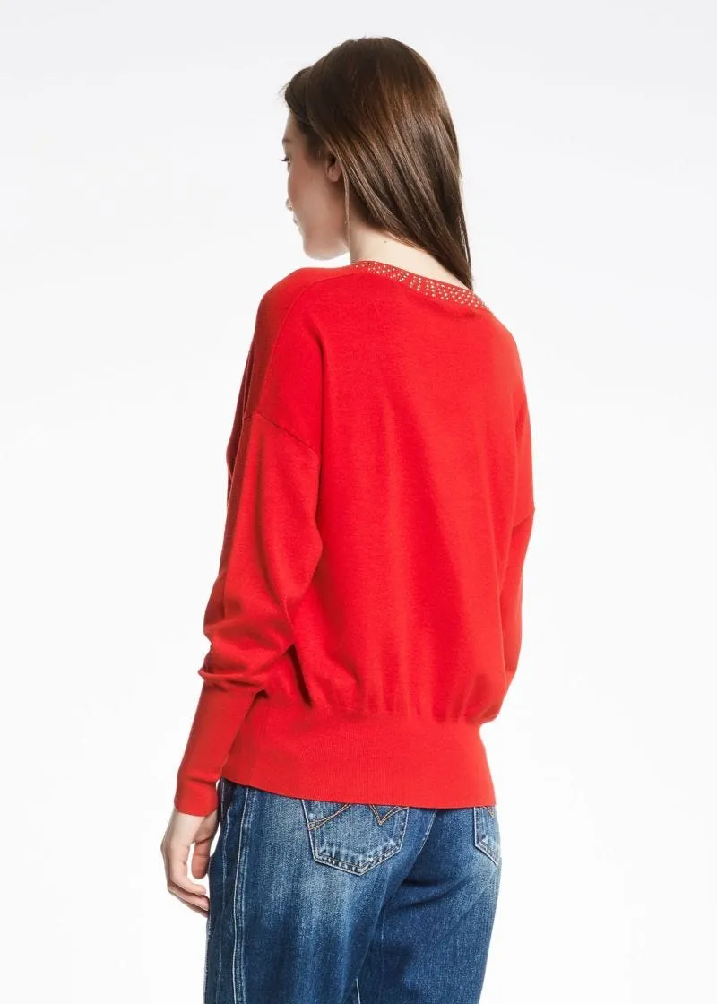 Maglia con scollo a V
