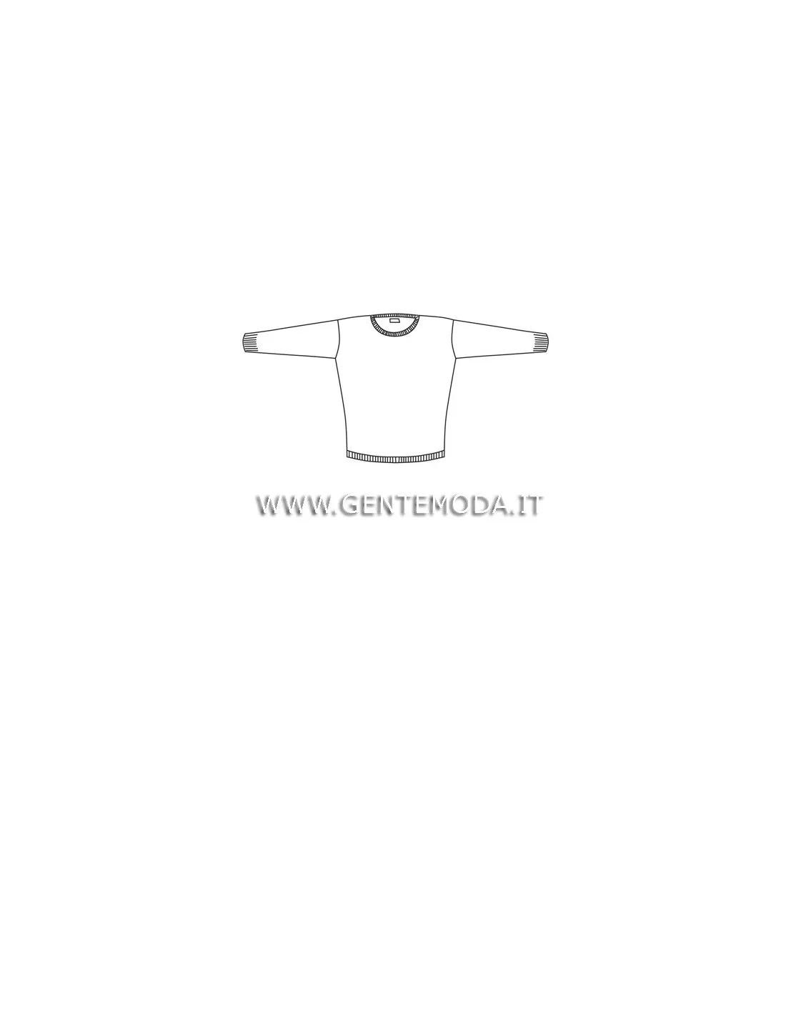 Maglia girocollo ml lana merino 4 stagioni bordeaux