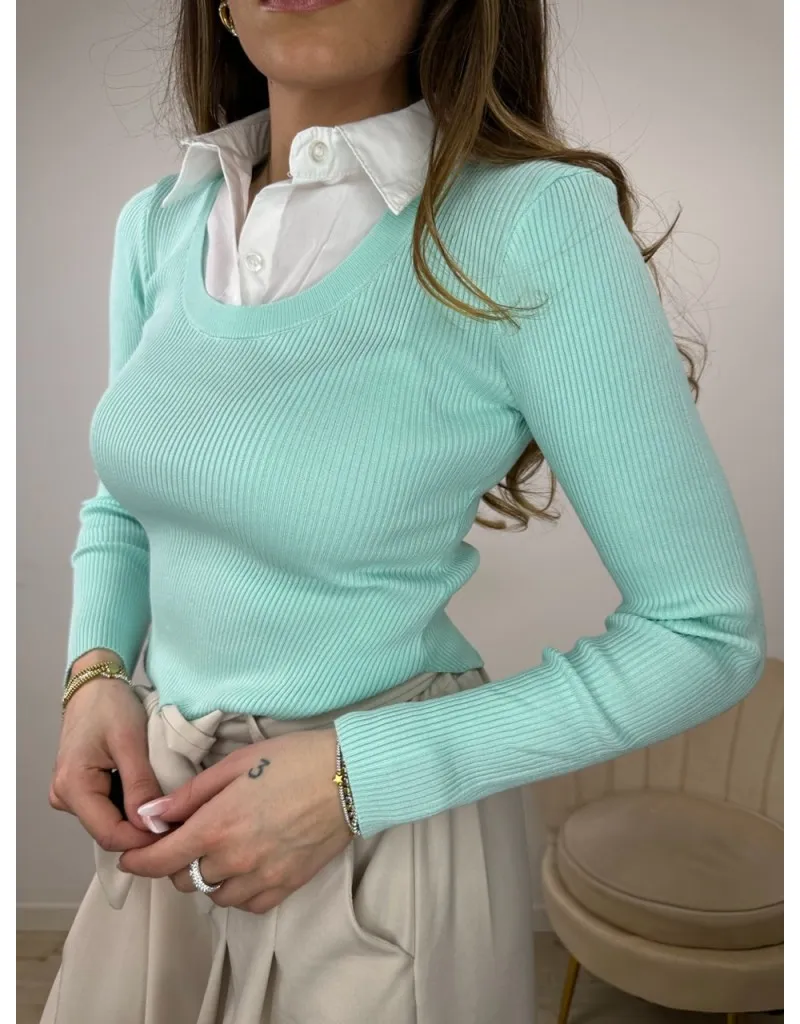 MAGLIA GREIS VERDE