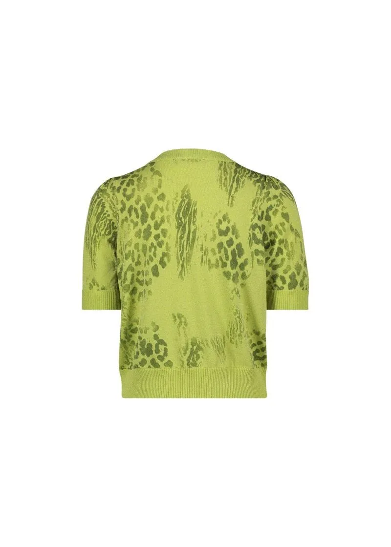 Maglia in filato con stampa