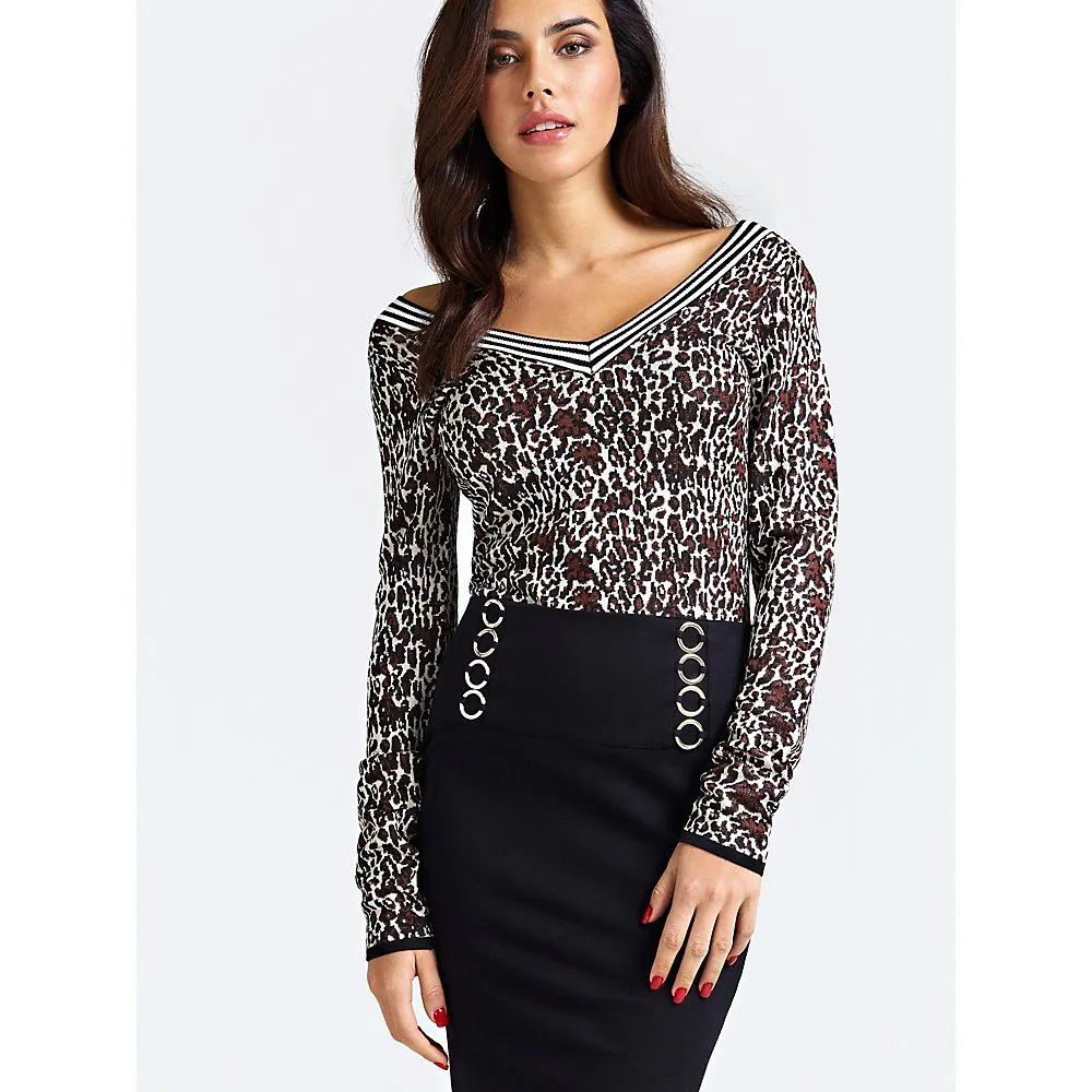 Maglia leopardata