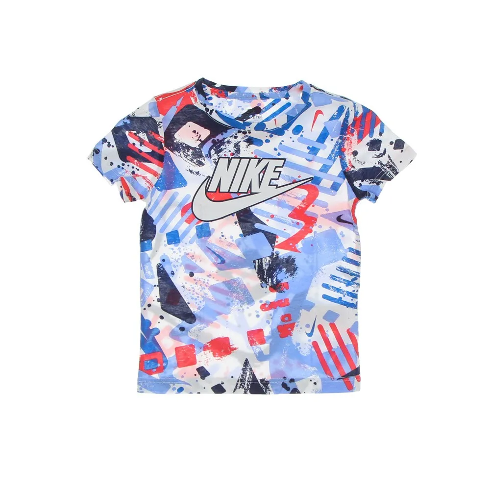 Maglietta Bambino Thrill Seeker Aop Tee University Blue/multi