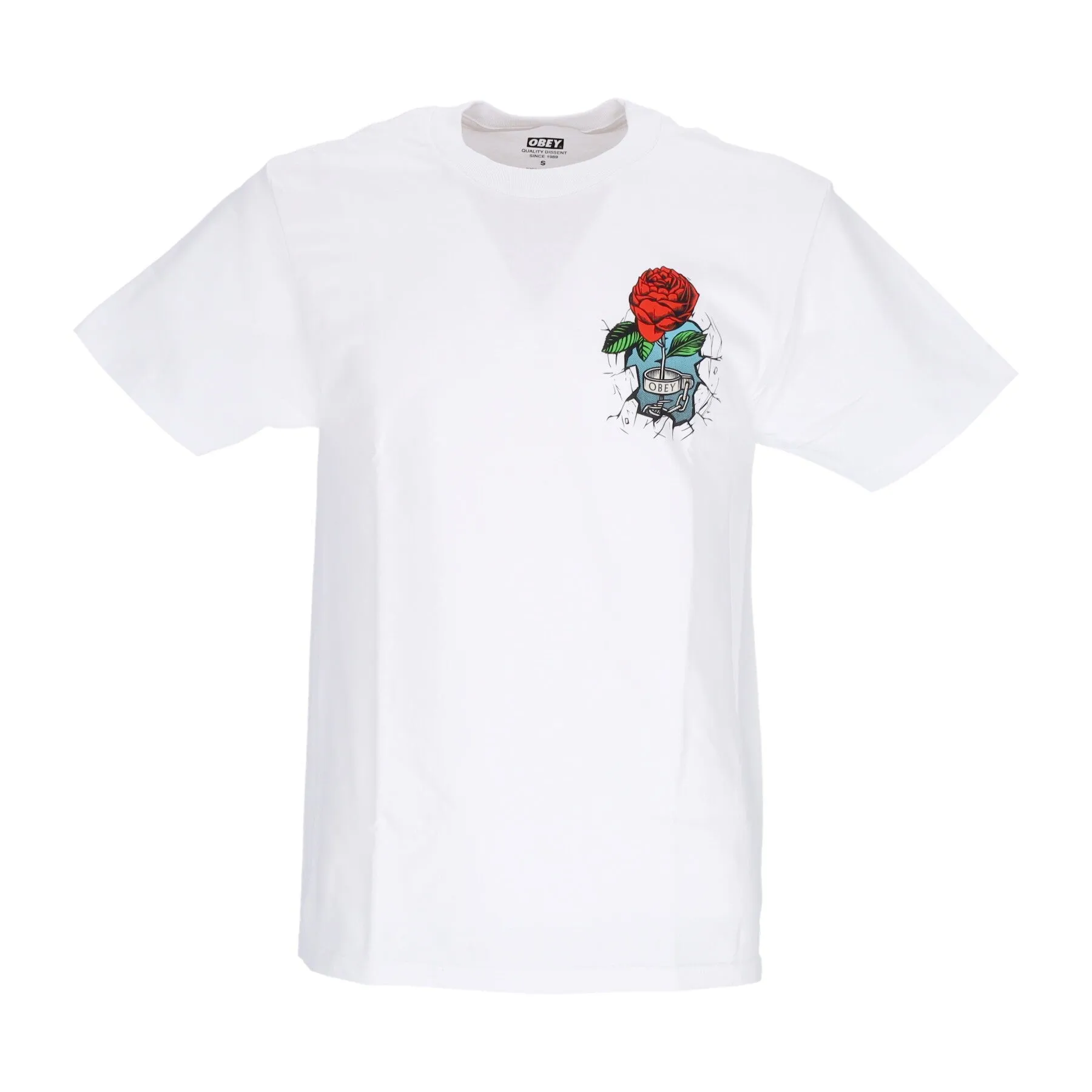Maglietta Uomo Break Down The Walls Classic Tee White