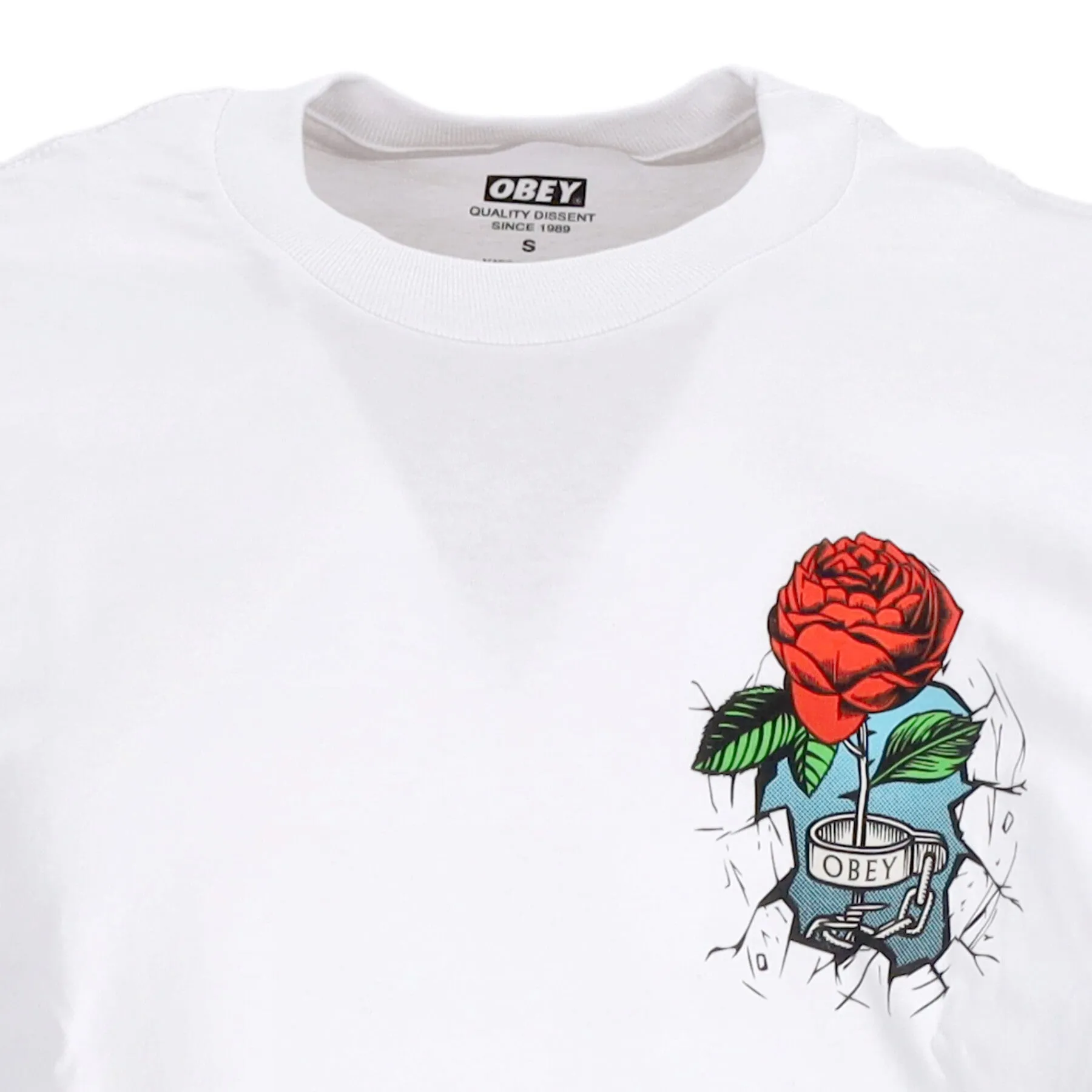 Maglietta Uomo Break Down The Walls Classic Tee White