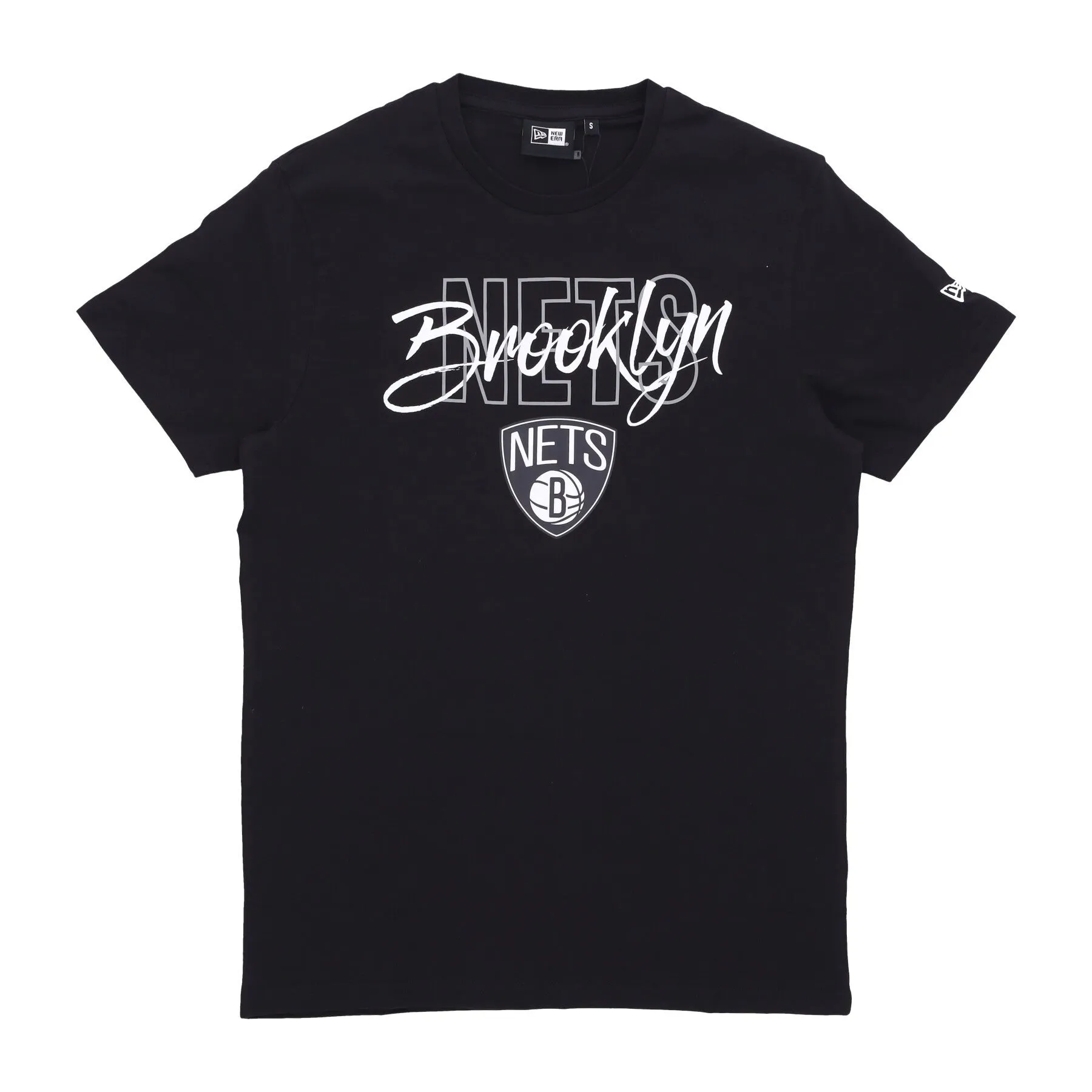 Maglietta Uomo Nba Script Tee Bronet Black/white