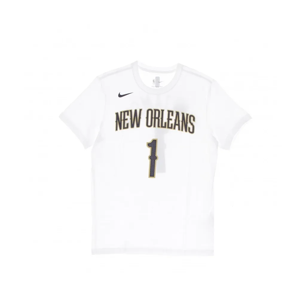 maglietta uomo nba tee no 1 zion williamson neopel WHITE