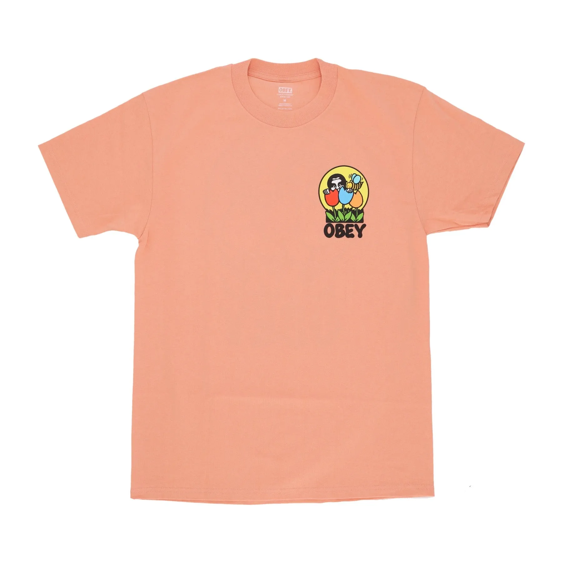 Maglietta Uomo Obey Was Here Classic Tee Citrus