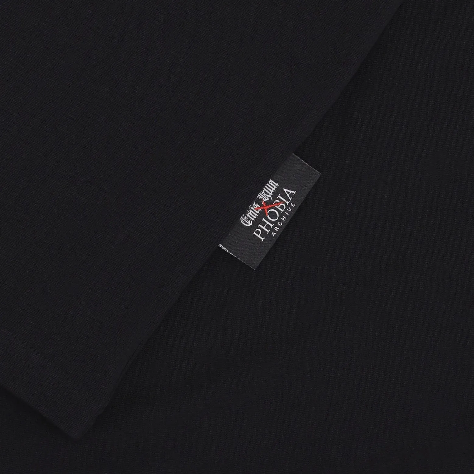 Maglietta Uomo Phobia Print Tee X Emis Killa Black