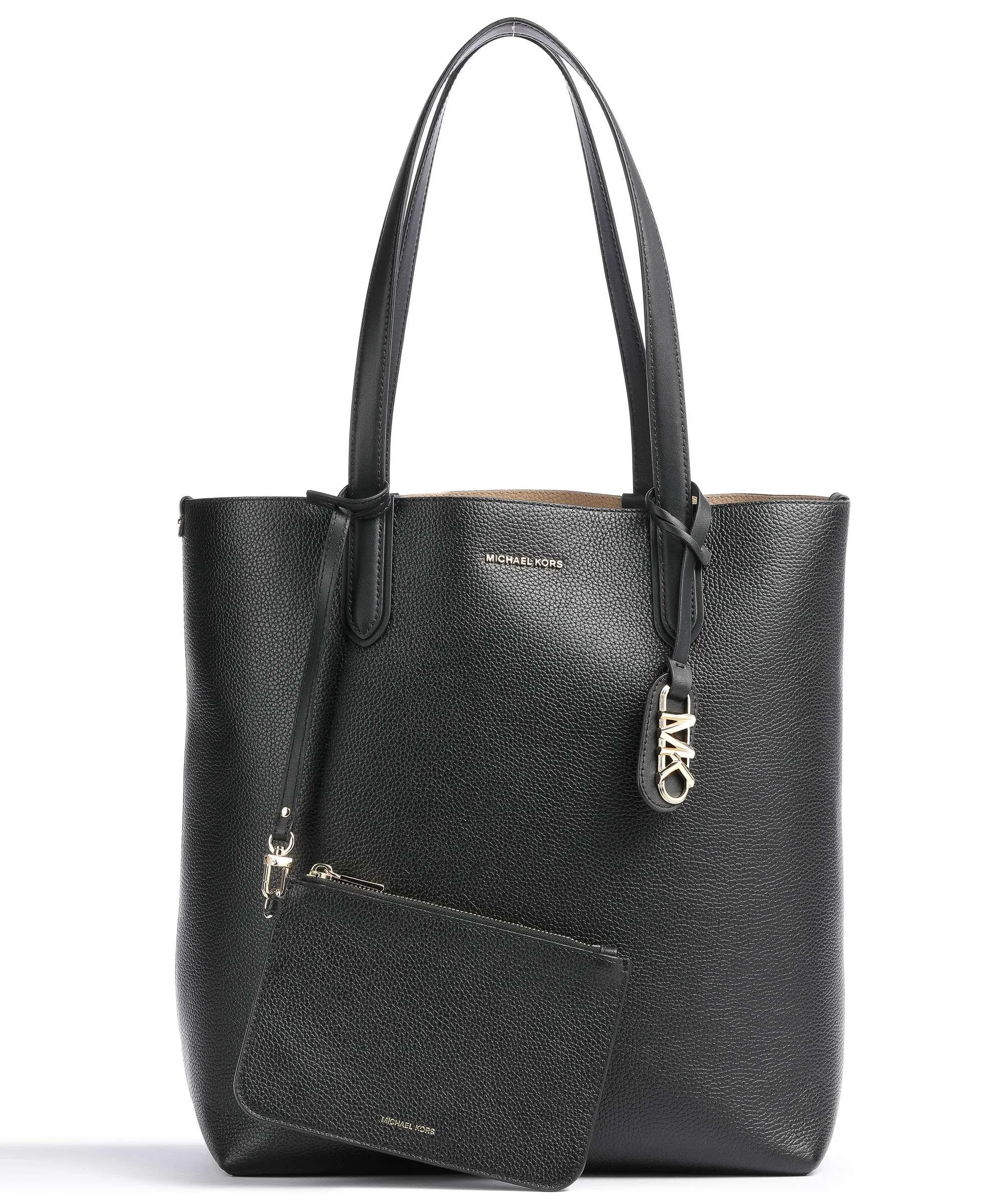  Michael Kors Eliza Borsa shopper pelle di vacchetta grana nero  