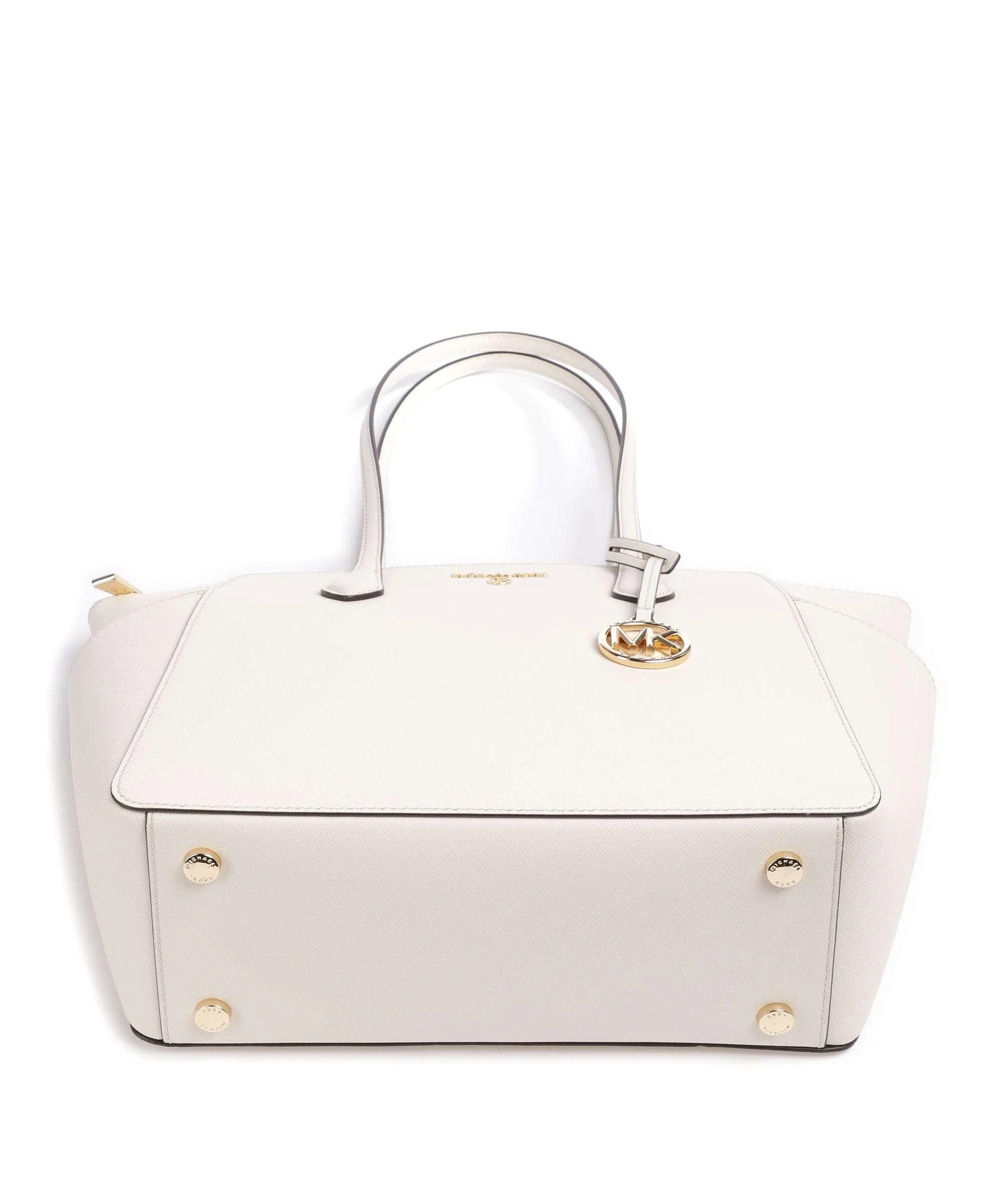  Michael Kors Marilyn Borsa shopper pelle di vacchetta saffiano avorio  