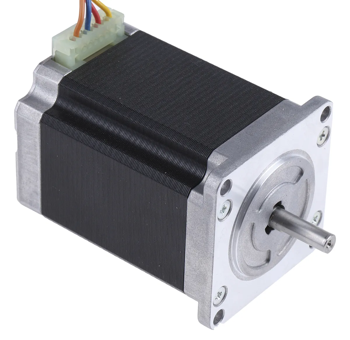 Motore passo passo Ibrido, Albero singolo Sanyo Denki, coppia 1.6Nm, ang. 1.8°, 24 V,Ø asta 6.35mm