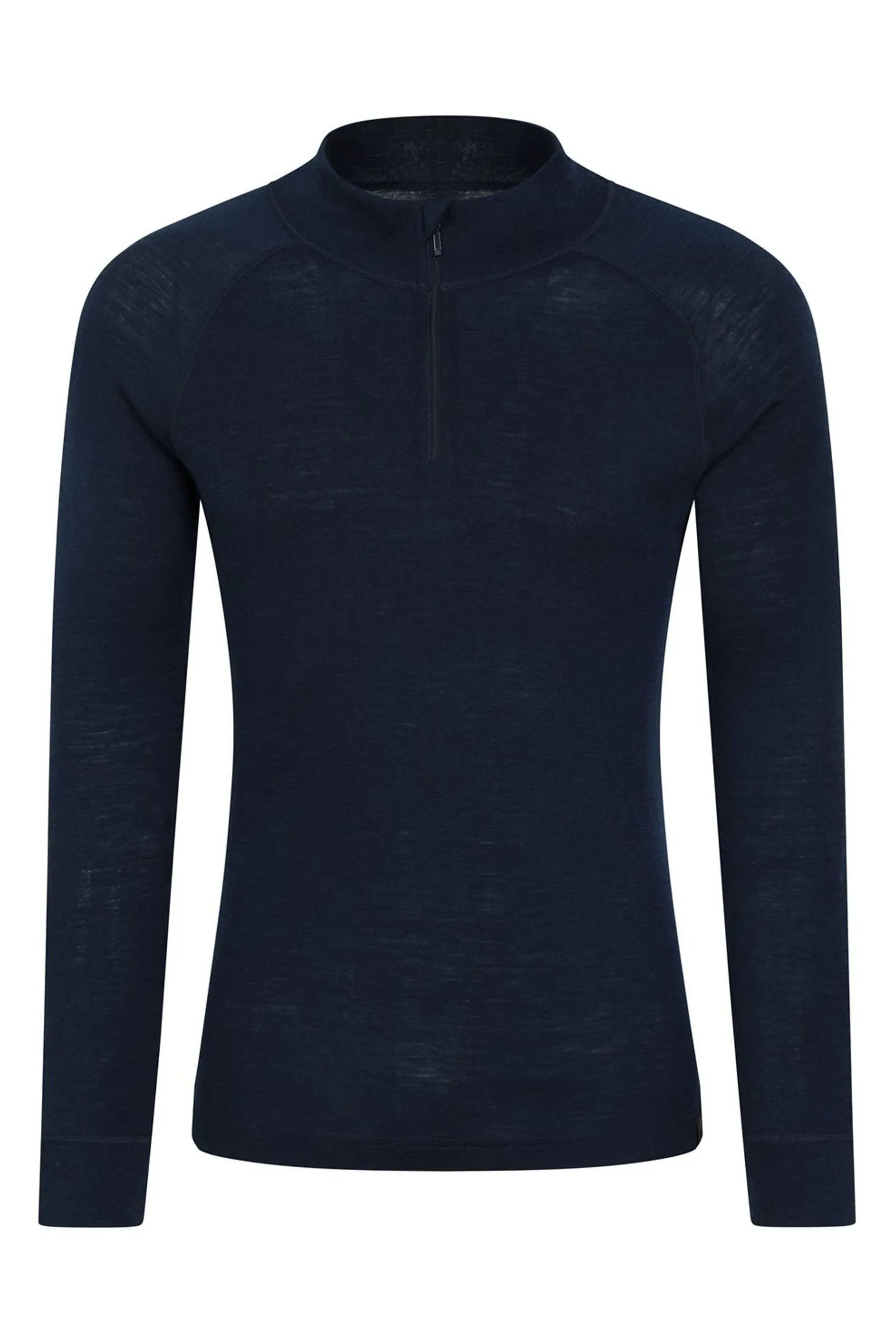 Mountain Warehouse - Top termico Con zip in lana merino - Uomo