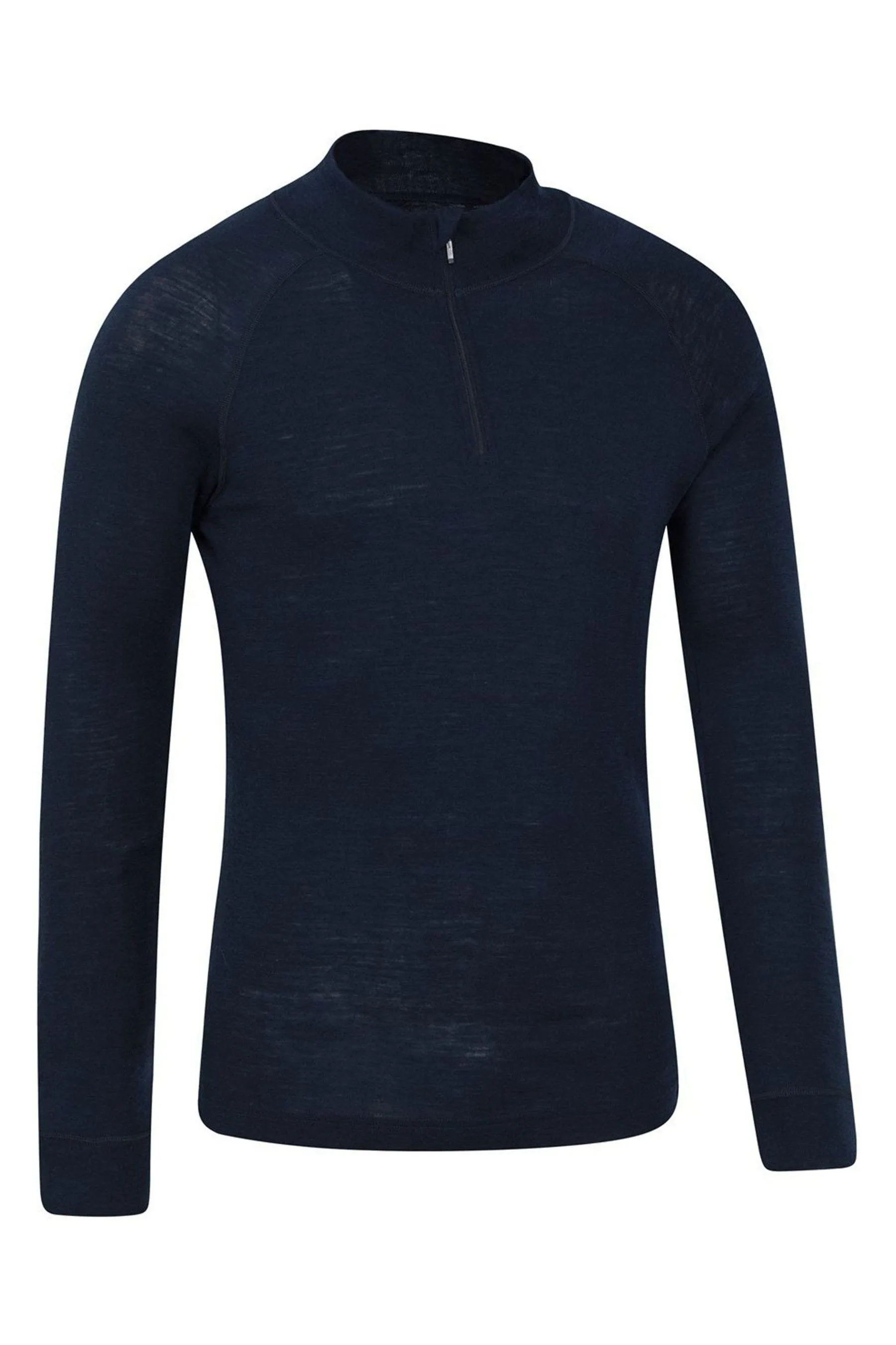 Mountain Warehouse - Top termico Con zip in lana merino - Uomo