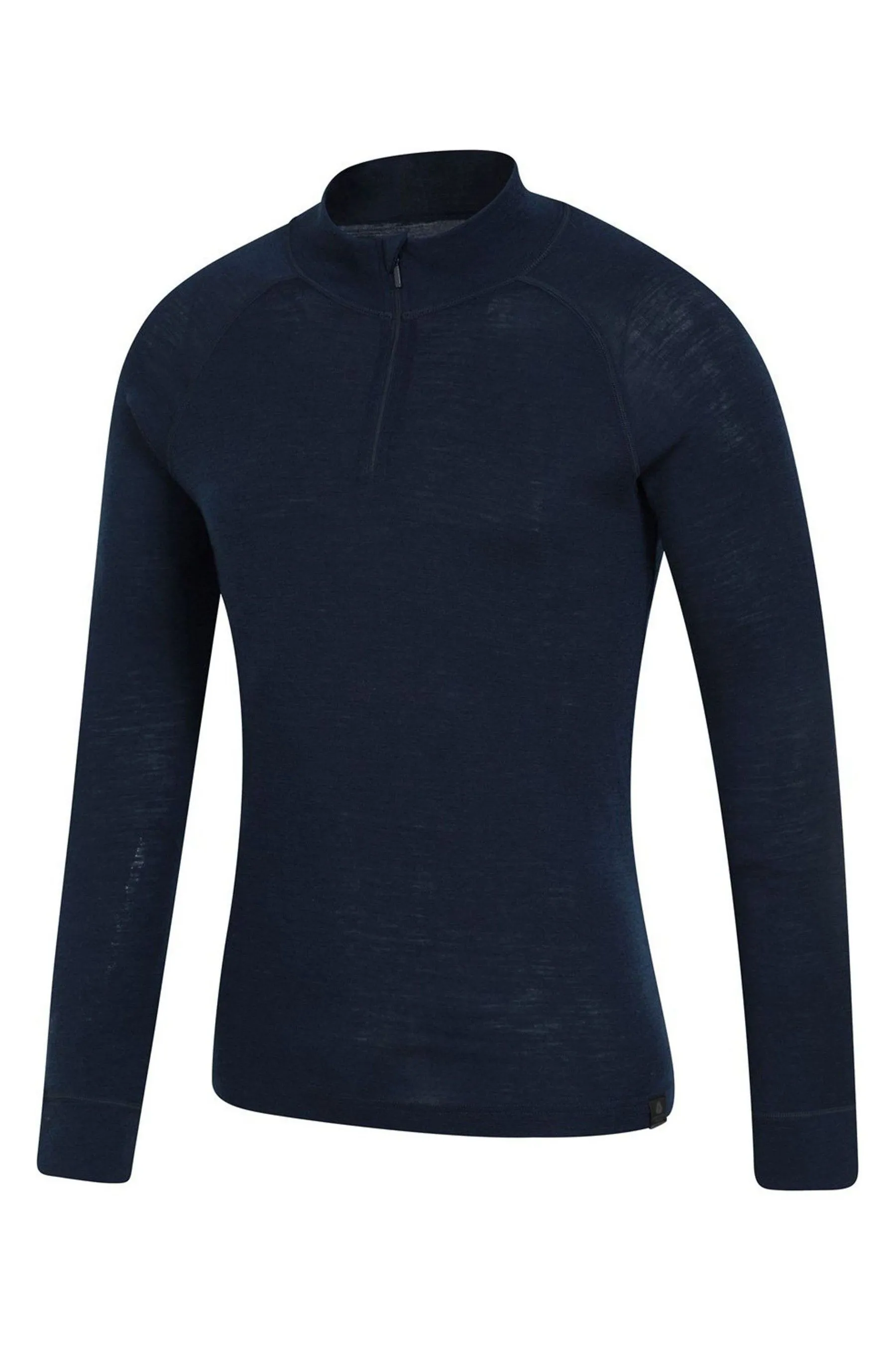 Mountain Warehouse - Top termico Con zip in lana merino - Uomo