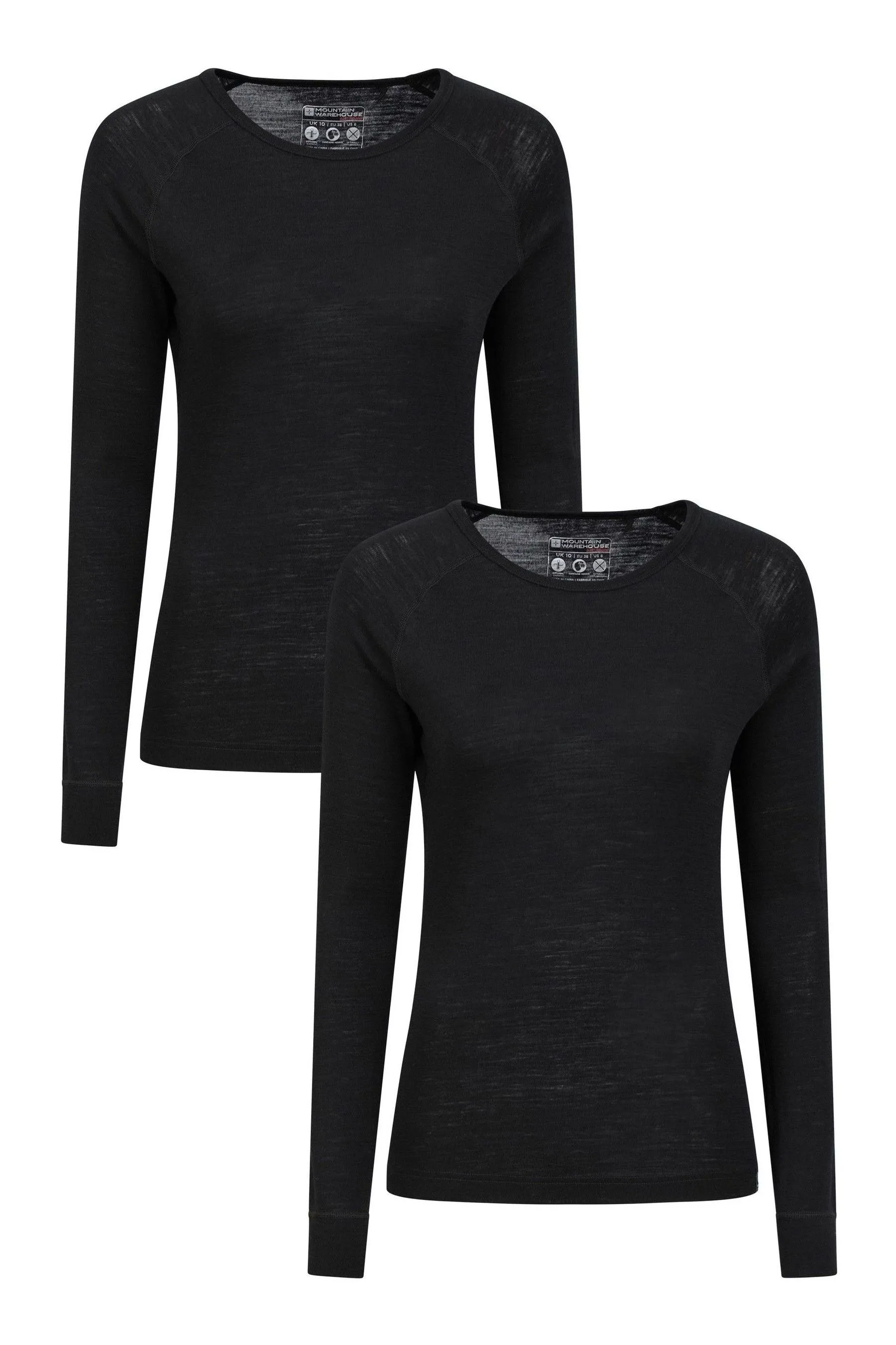 Mountain Warehouse - Top termico in lana merino da donna