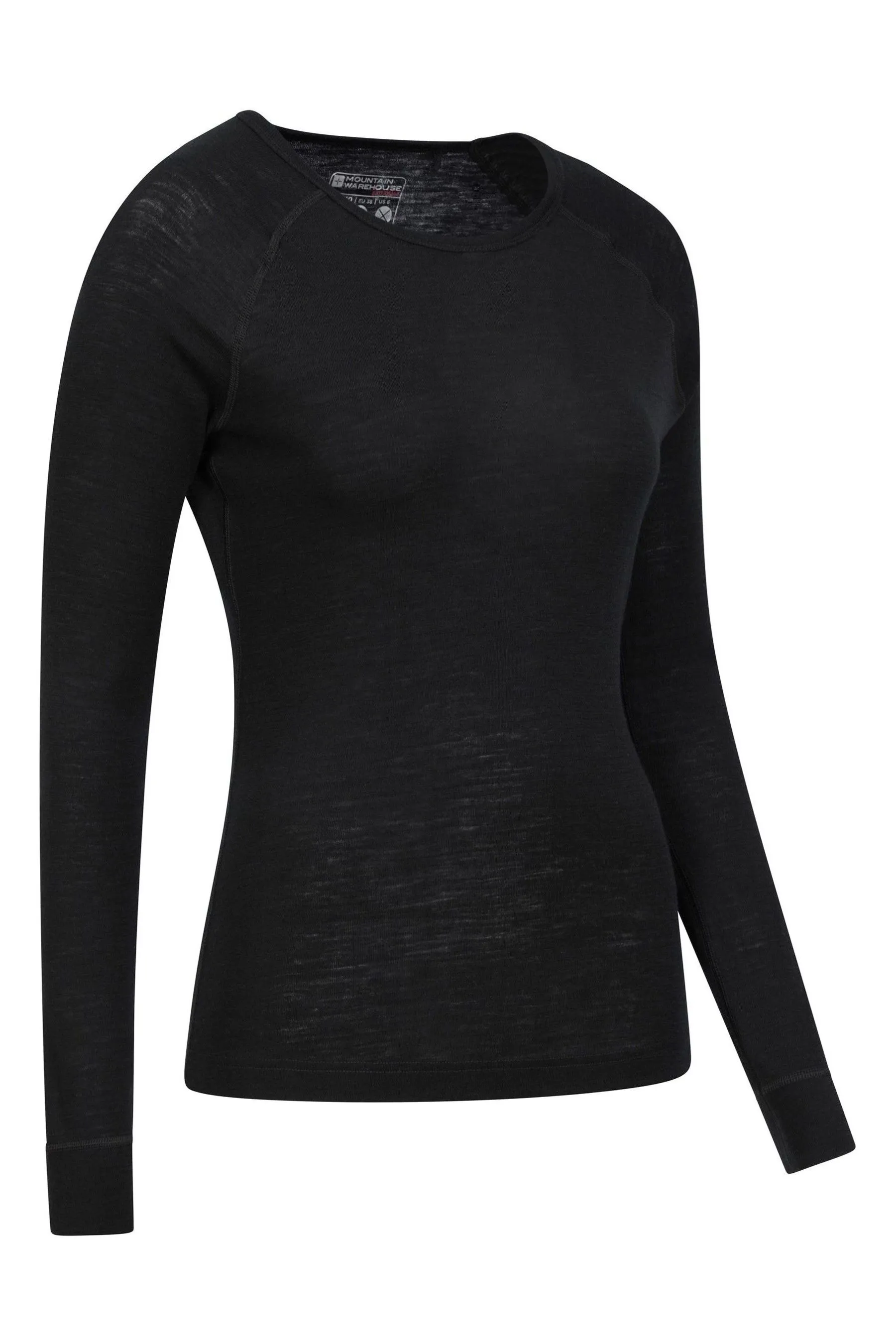 Mountain Warehouse - Top termico in lana merino da donna