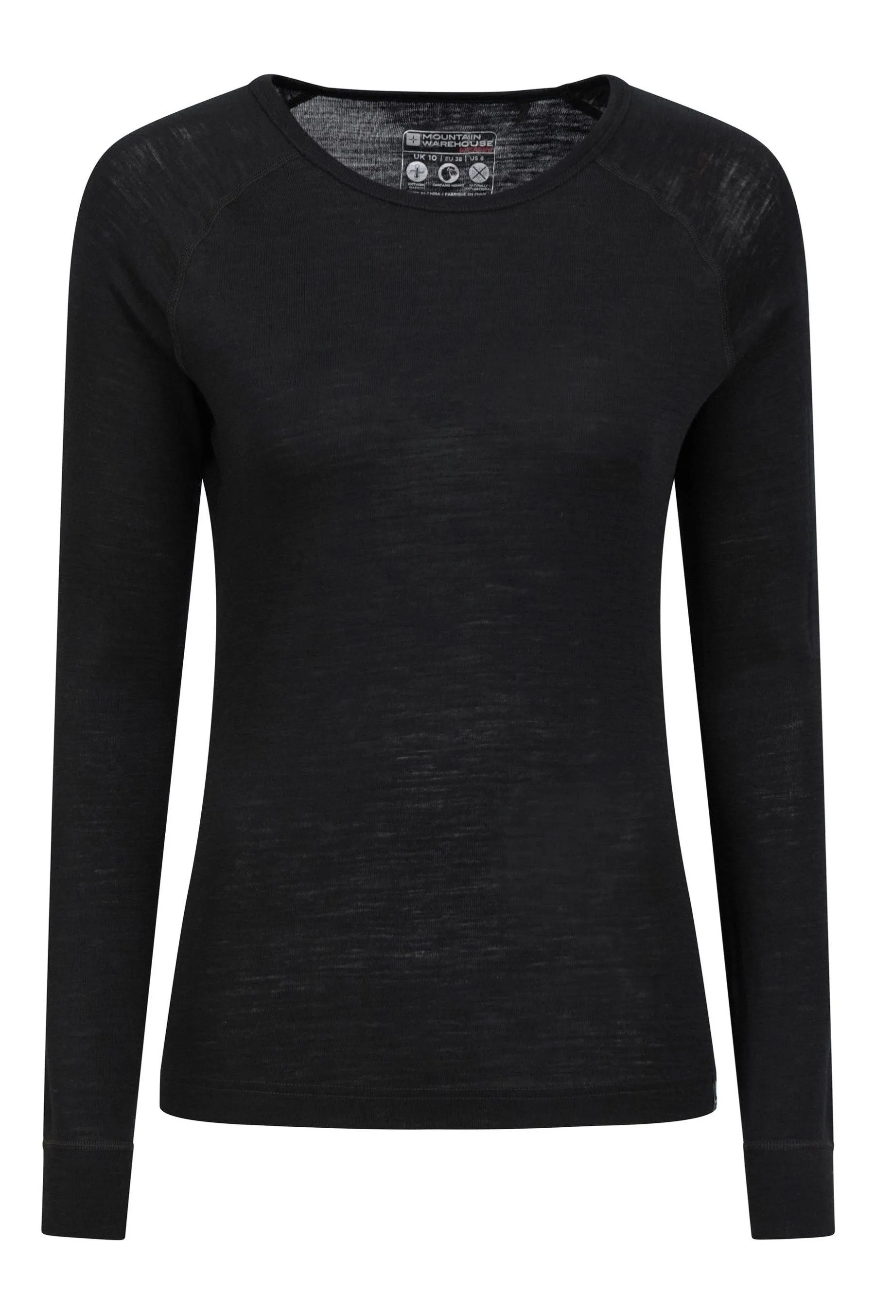 Mountain Warehouse - Top termico in lana merino da donna