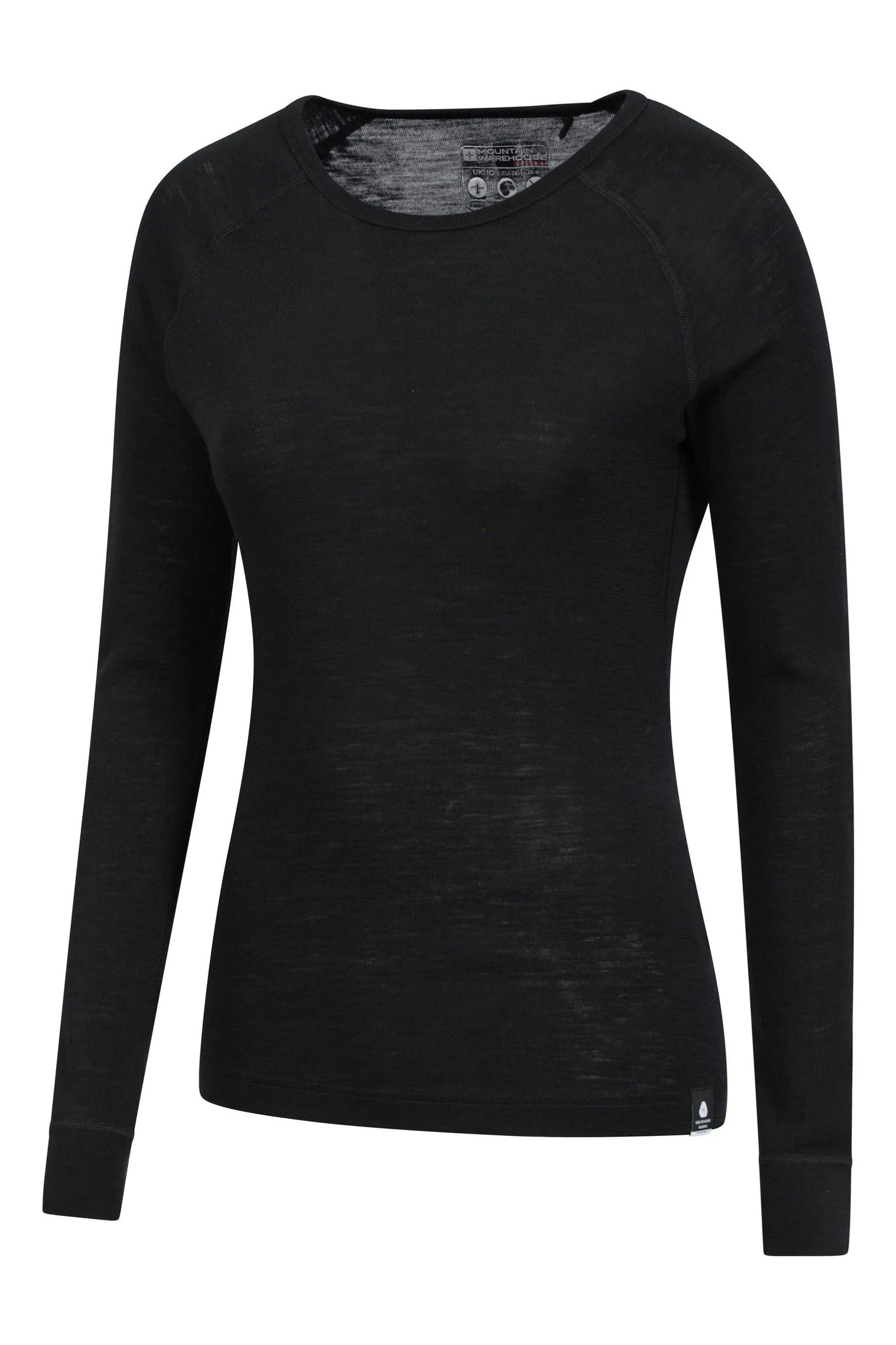Mountain Warehouse - Top termico in lana merino da donna