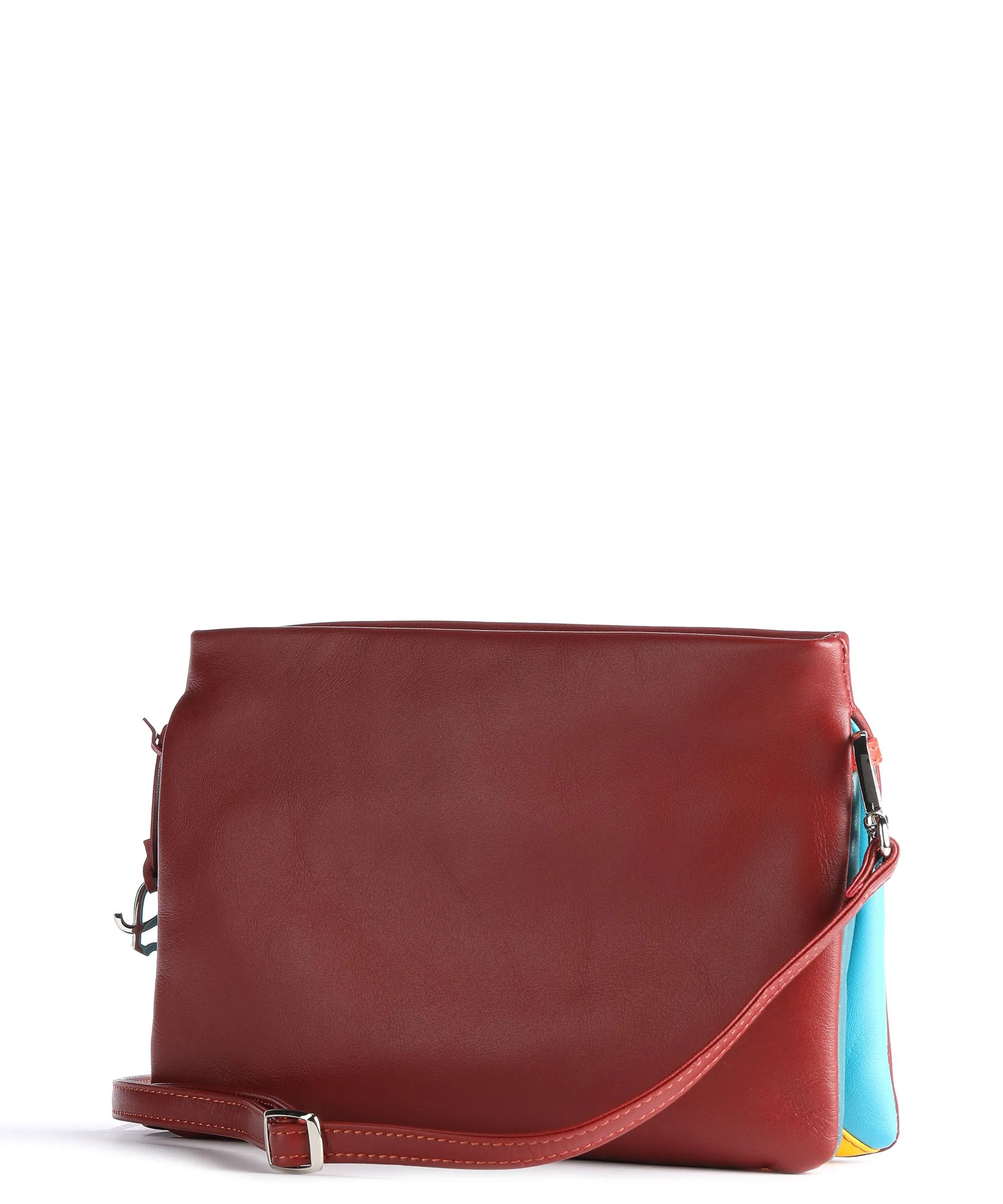  Mywalit Kyoto Borsa a tracolla pelle rosso scuro  