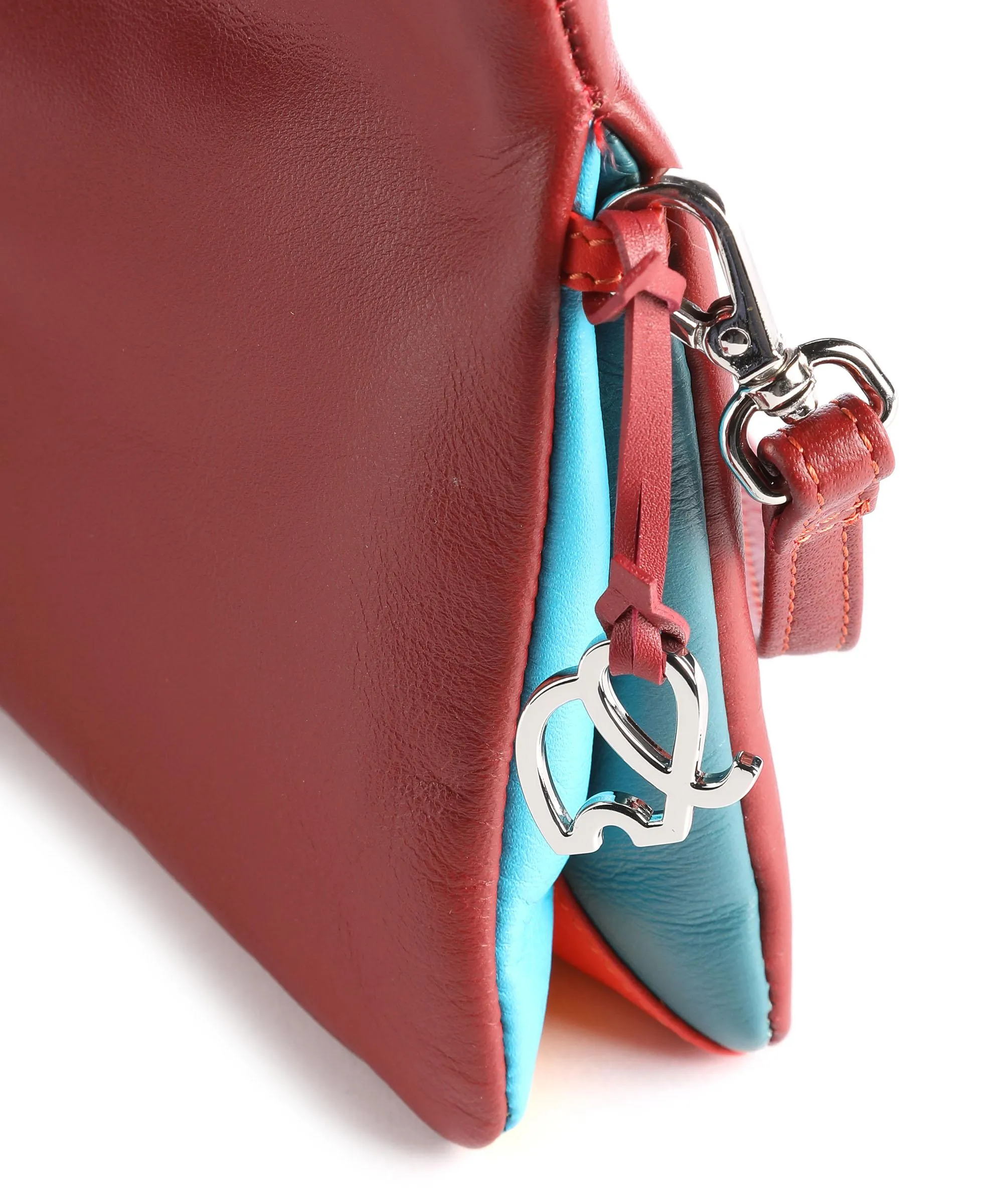  Mywalit Kyoto Borsa a tracolla pelle rosso scuro  