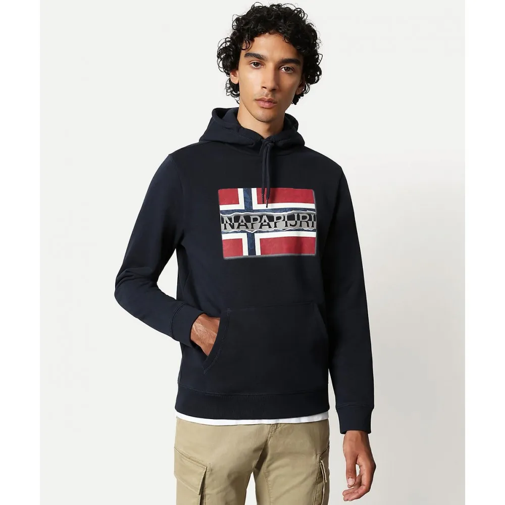 NAPAPIJRI FELPA - UOMO - BLU - QY1761