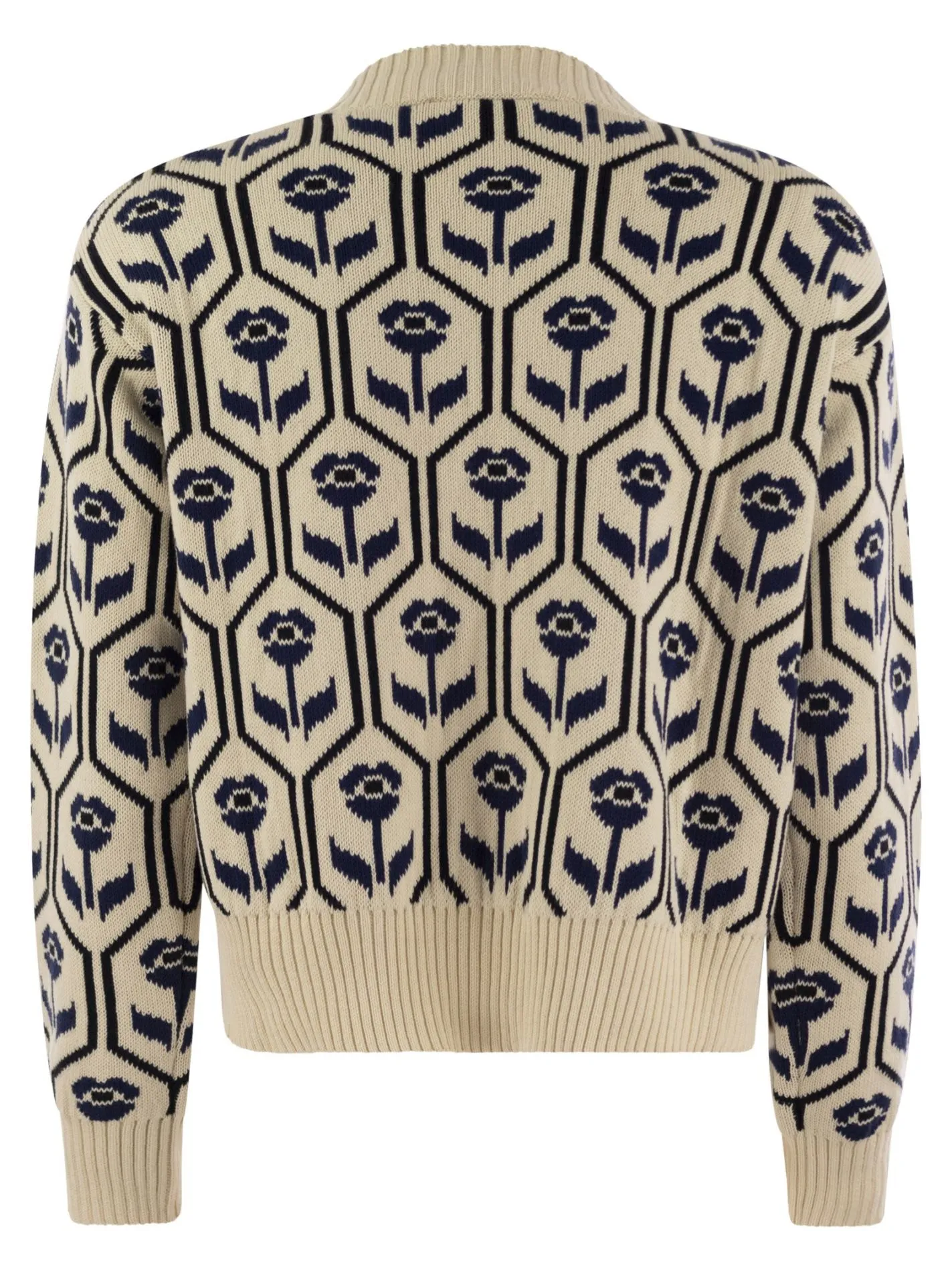 ODEON – Cotton jacquard sweater