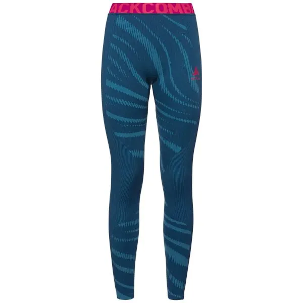 ODLO PERFORMANCE BLACKCOMB BLUE WOMEN PANT calzamaglia termica