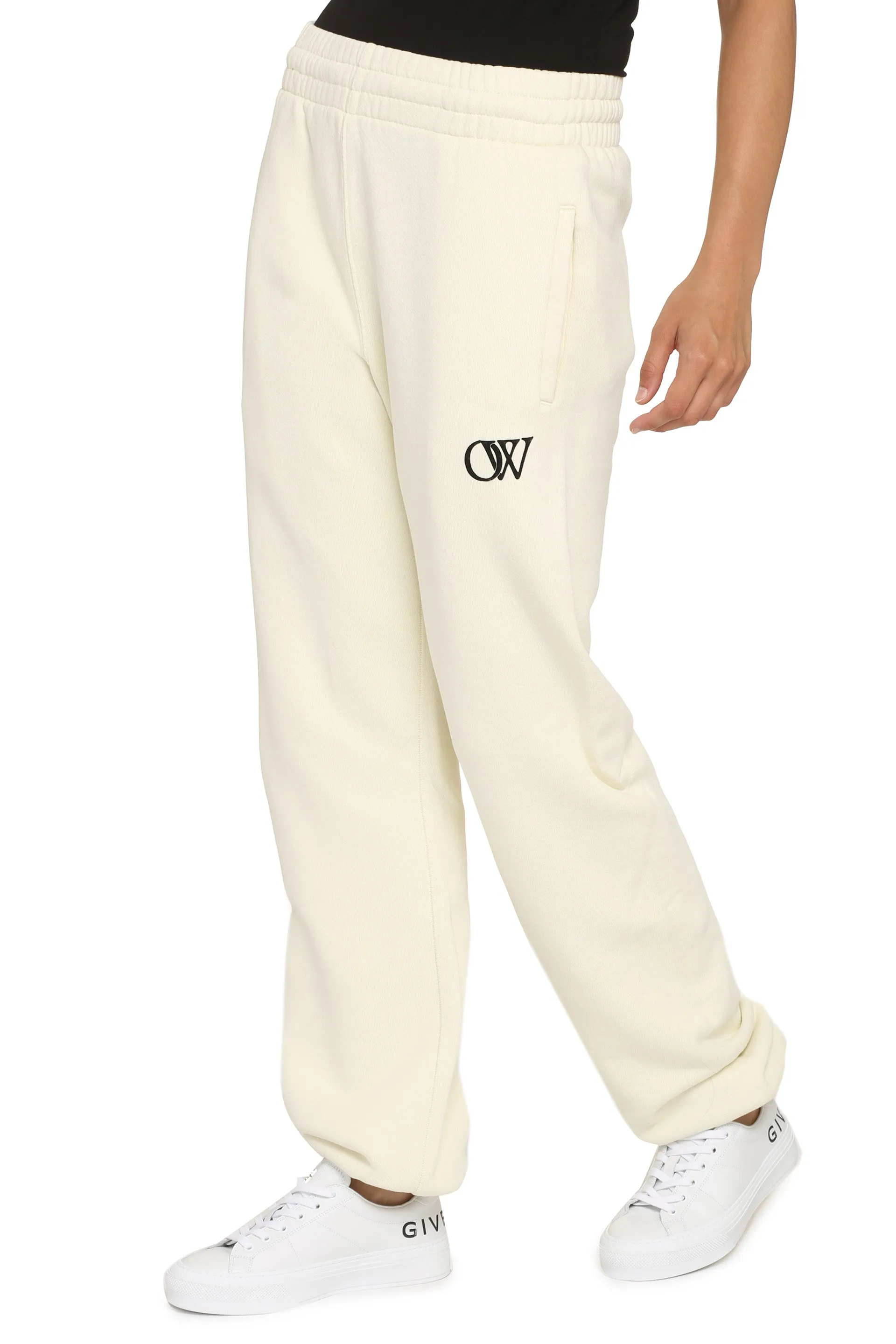 Off-White Pantaloni joggers in cotone